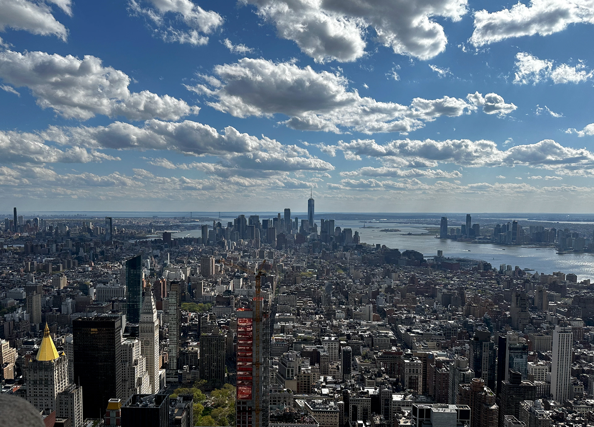 Downtown from the Empire State Building