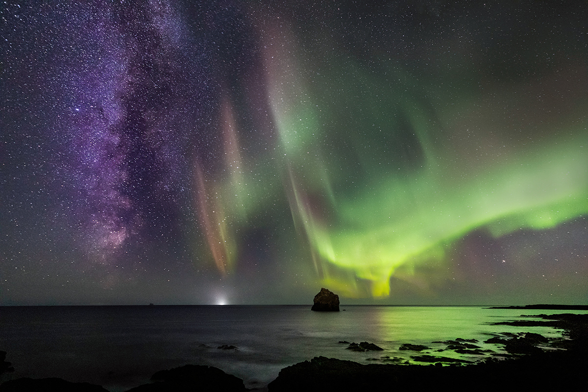 The rock "The Man" at Reykjanes