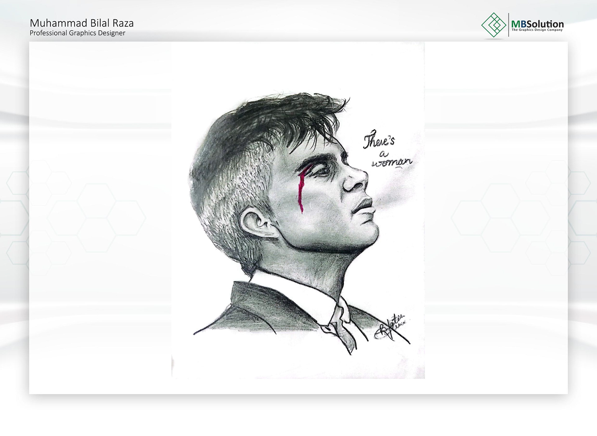 Pencil sketch artwork 2 by Muhammad Bilal