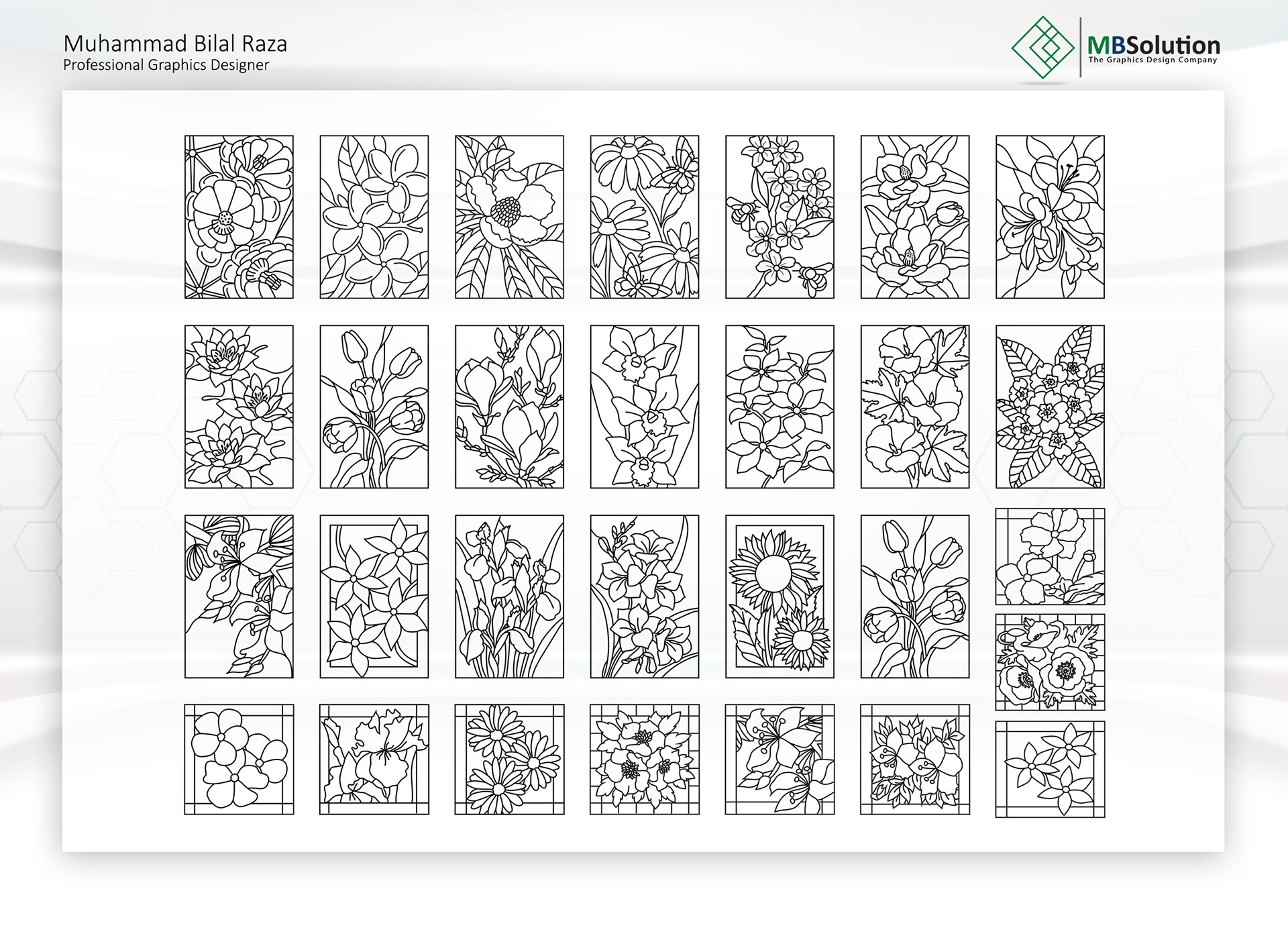 Technical Line Drawing artwork 5 by Muhammad Bilal