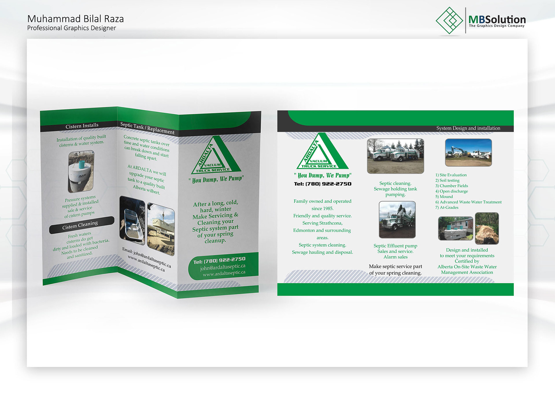 Trifold Brochure artwork 3 by Muhammad Bilal