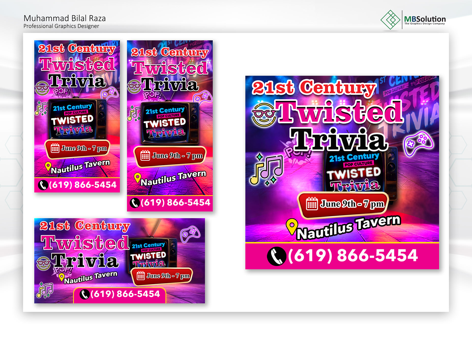 Social Media Post Designs artwork 10 by Muhammad Bilal