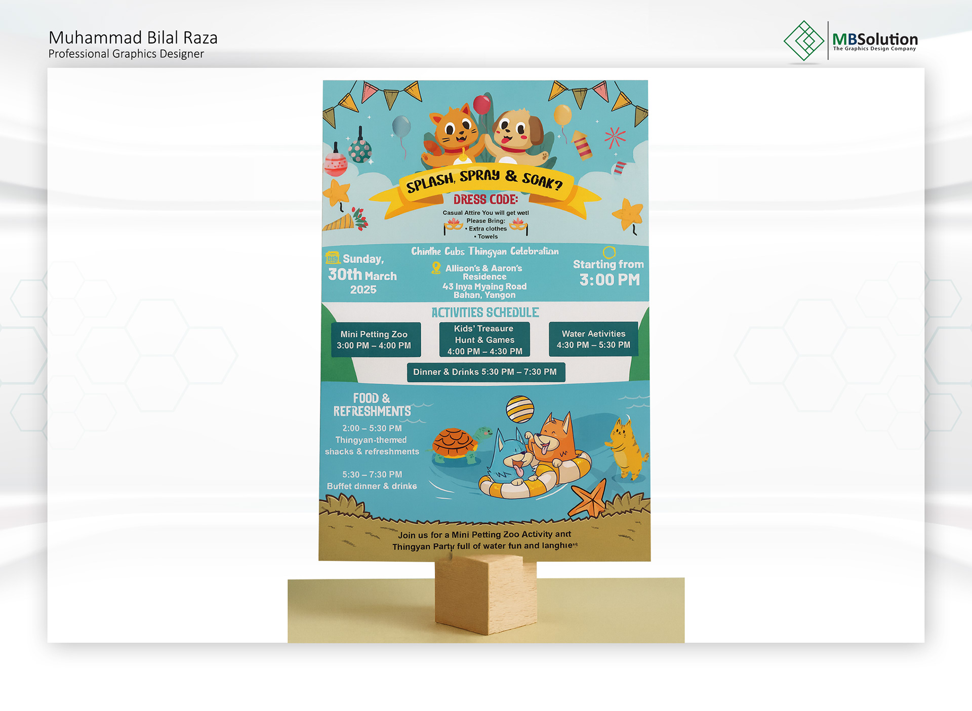 Invitation Design artwork 1 by Muhammad Bilal