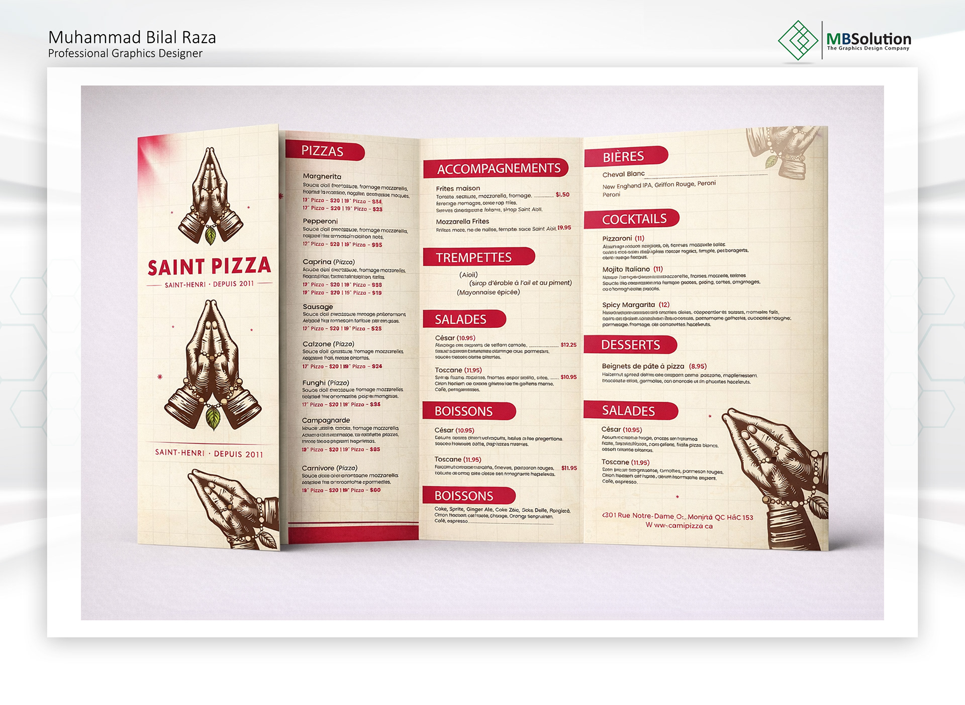 Menu Designs artwork 7 by Muhammad Bilal