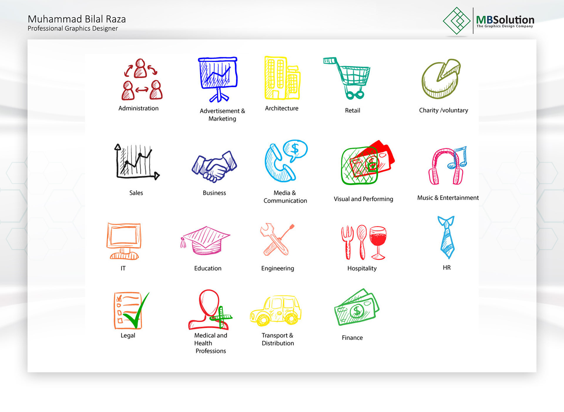 Icons Designs artwork 2 by Muhammad Bilal