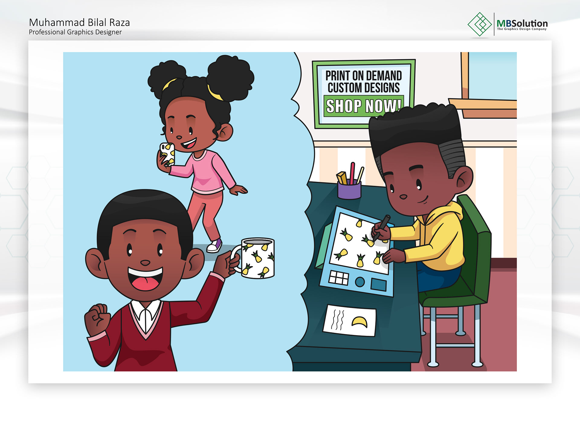 Children’s Book Illustration & Coloring Books artwork 15 by Muhammad Bilal