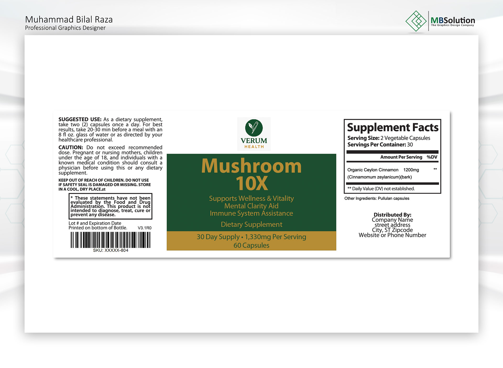 Product Label designs artwork 16 by Muhammad Bilal