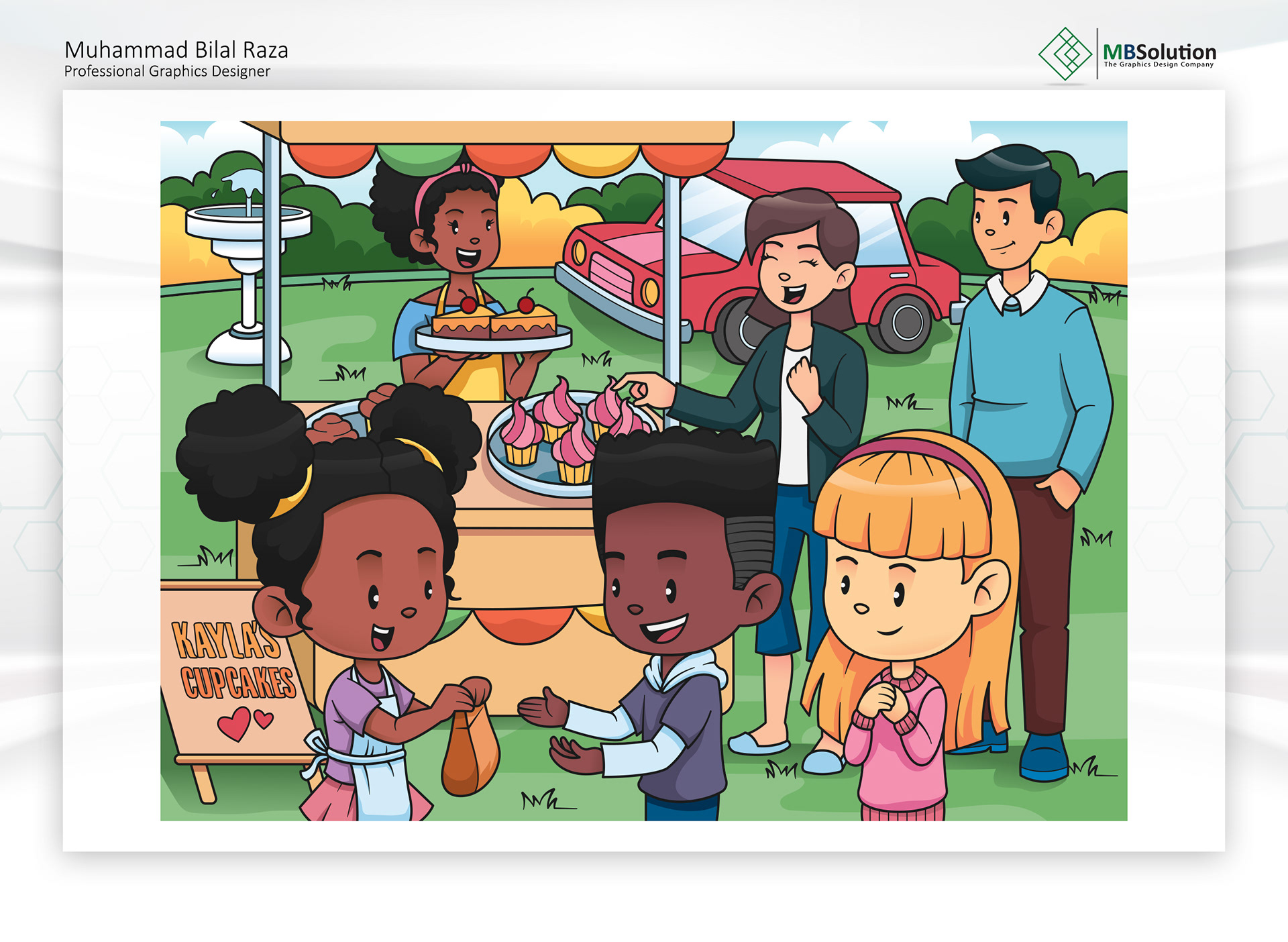 Children’s Book Illustration & Coloring Books artwork 1 by Muhammad Bilal
