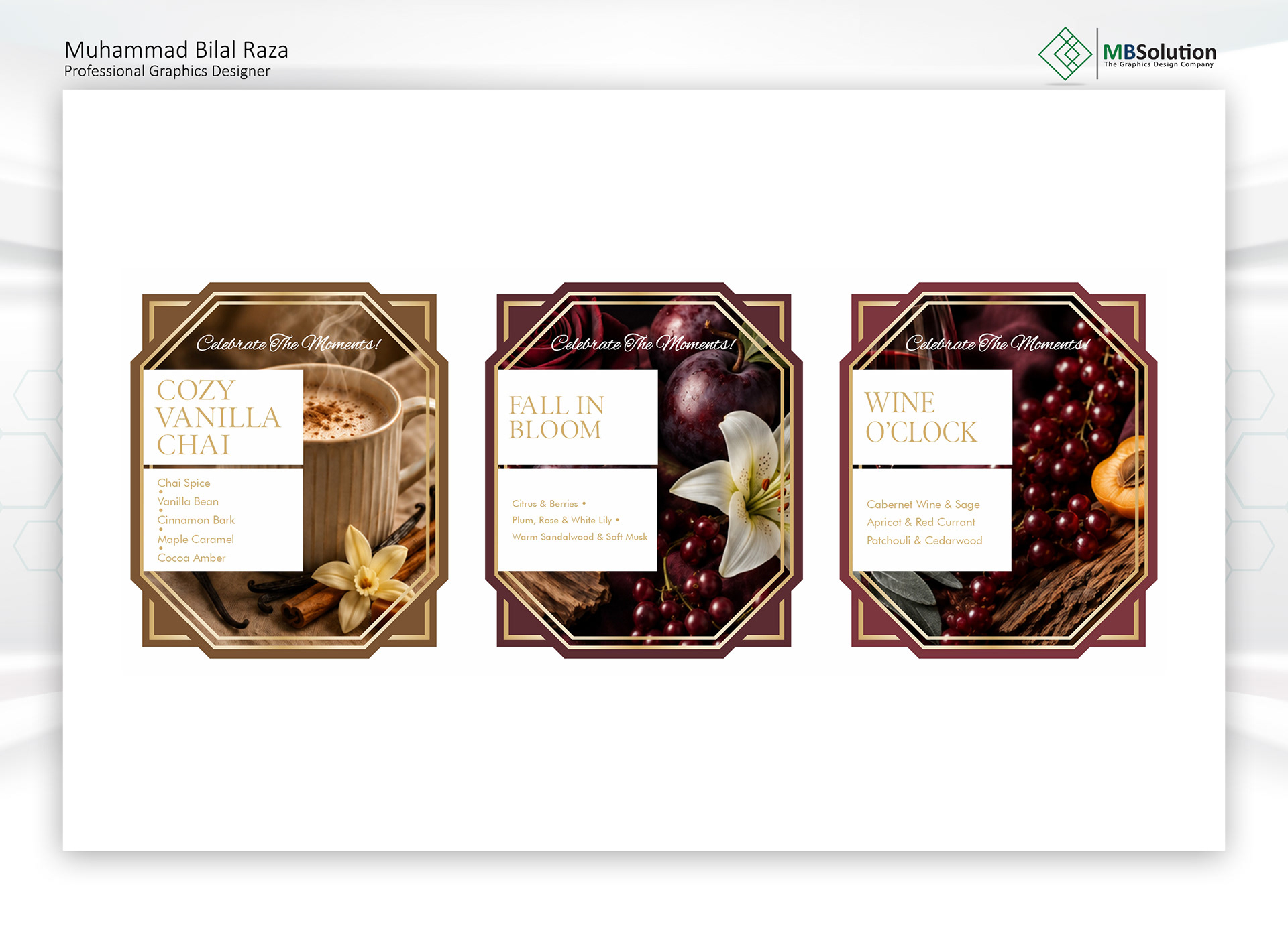 Product Label designs artwork 3 by Muhammad Bilal