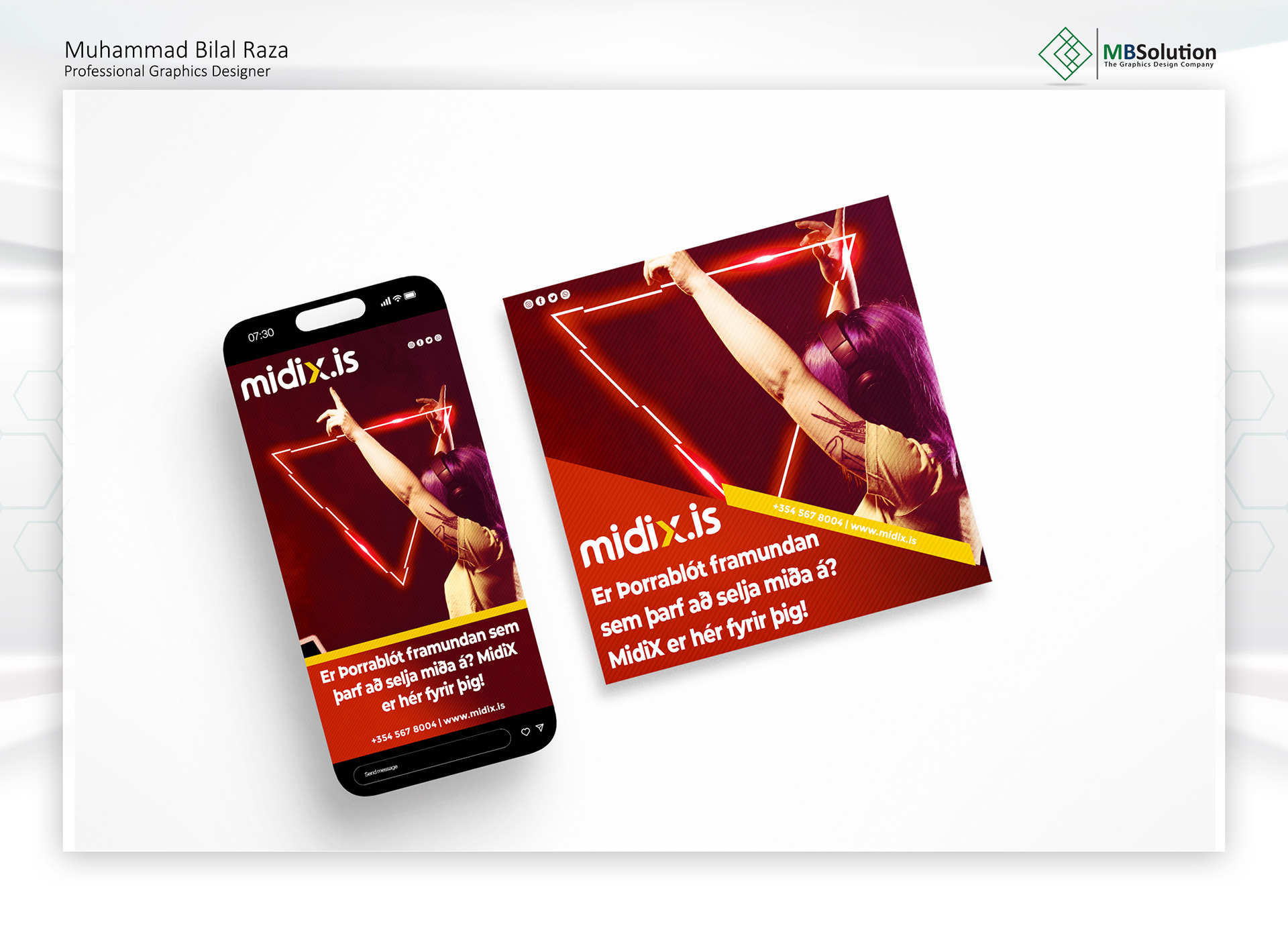 Social Media Post Designs artwork 1 by Muhammad Bilal
