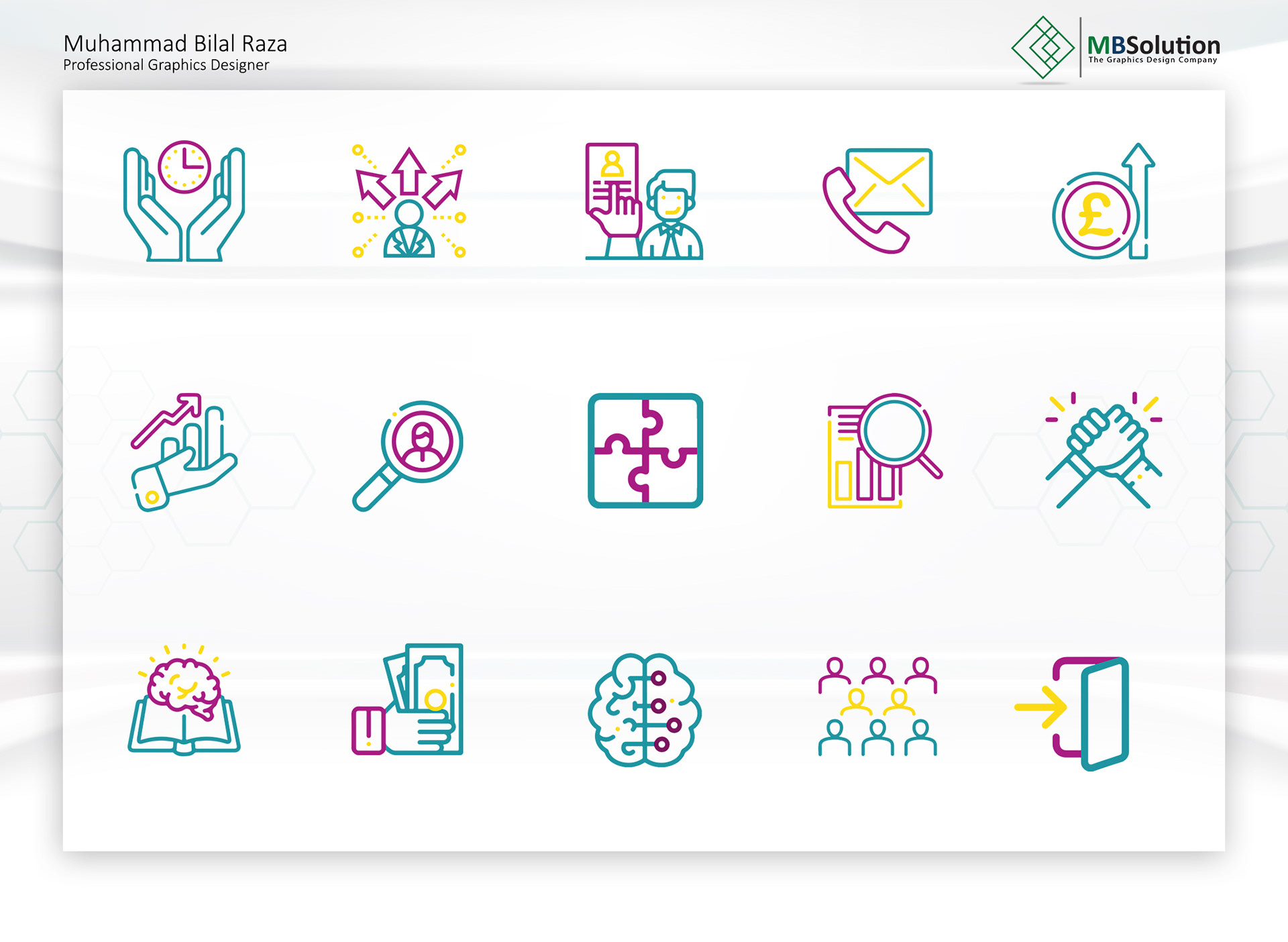 Icons Designs artwork 4 by Muhammad Bilal