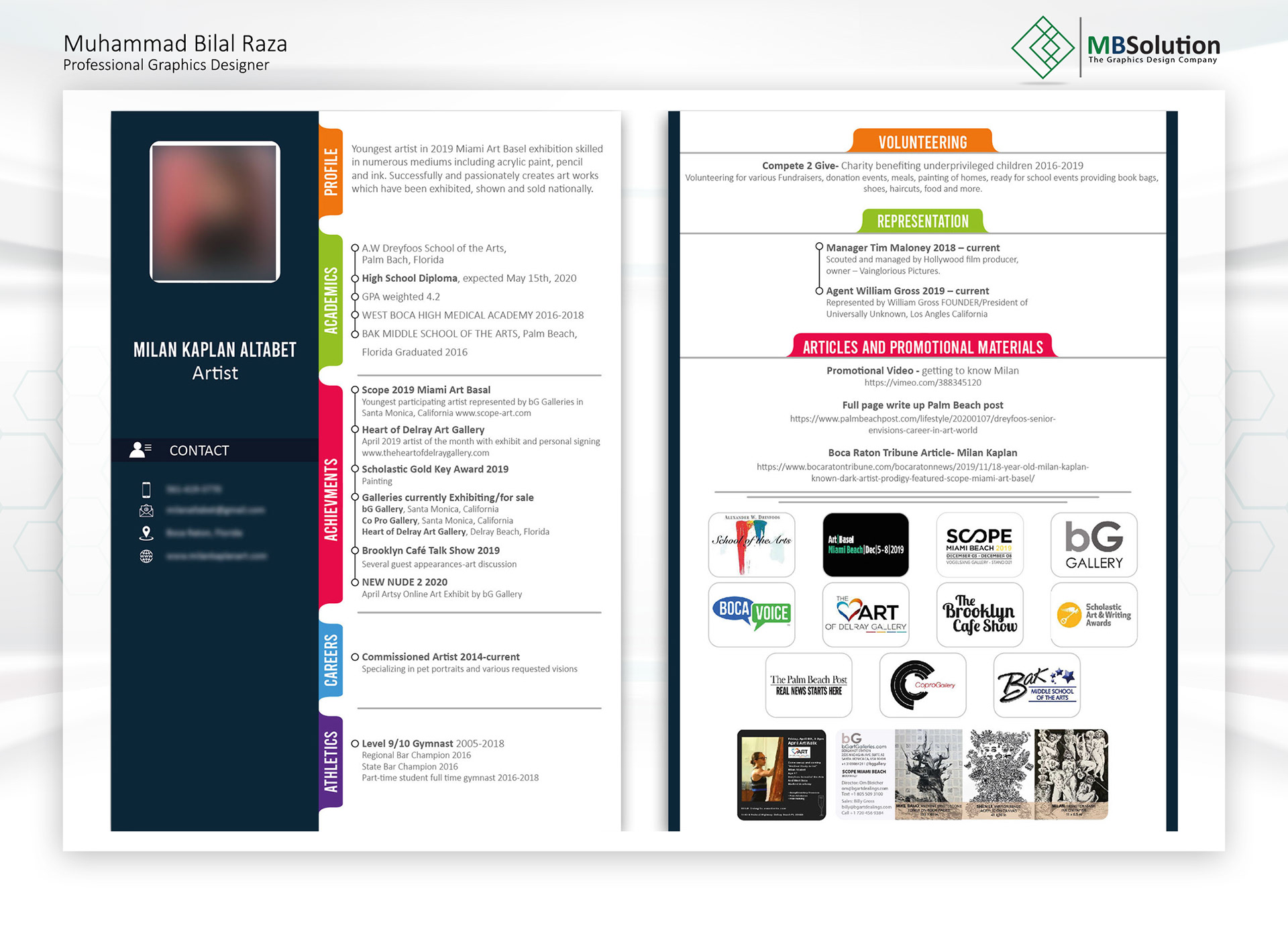 CV designs artwork 1 by Muhammad Bilal