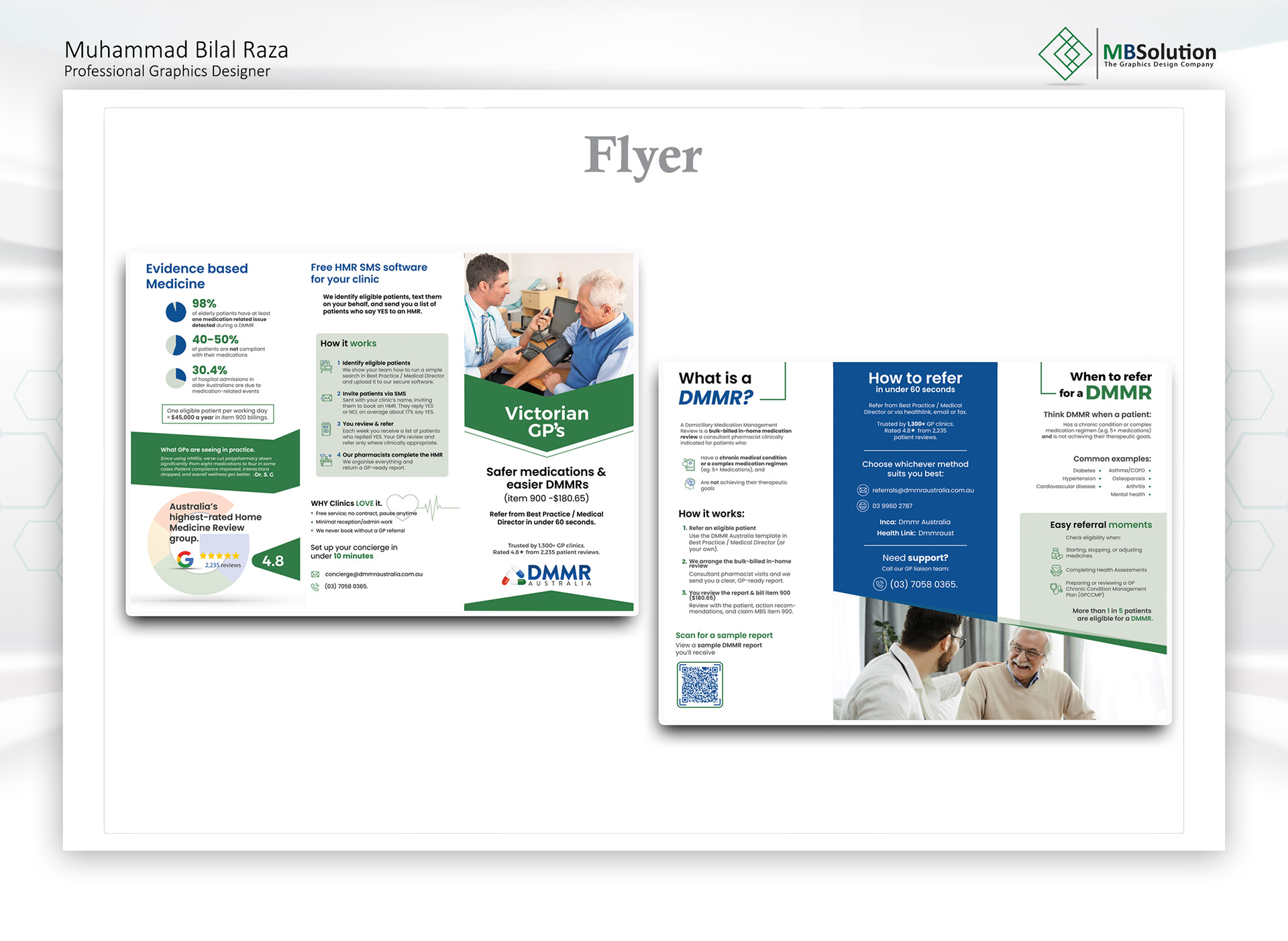Trifold Brochure artwork 5 by Muhammad Bilal