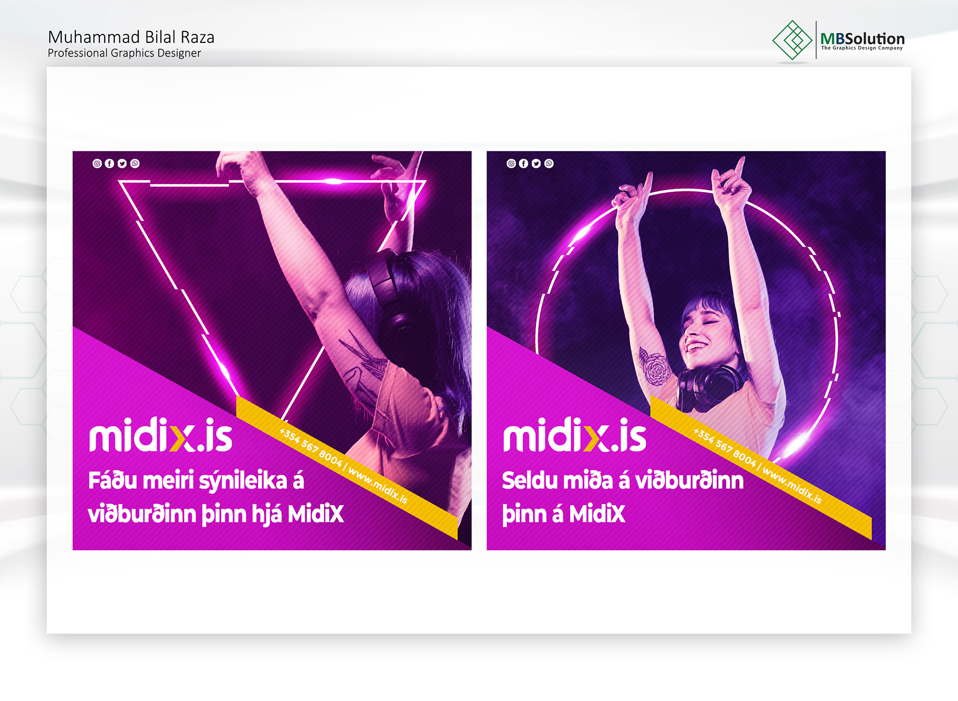Social Media Post Designs artwork 8 by Muhammad Bilal