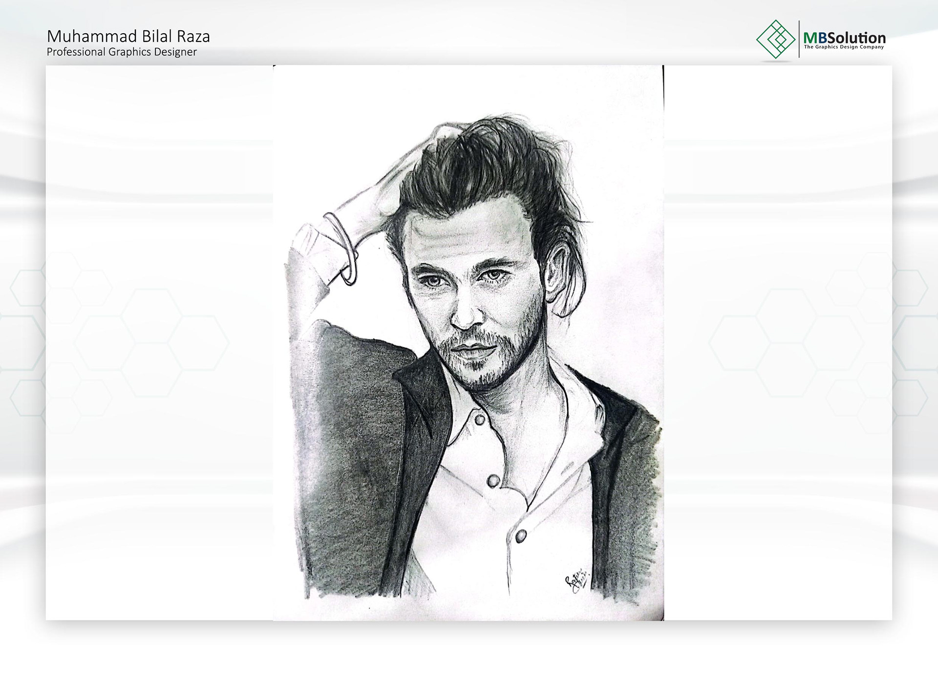 Pencil sketch artwork 1 by Muhammad Bilal
