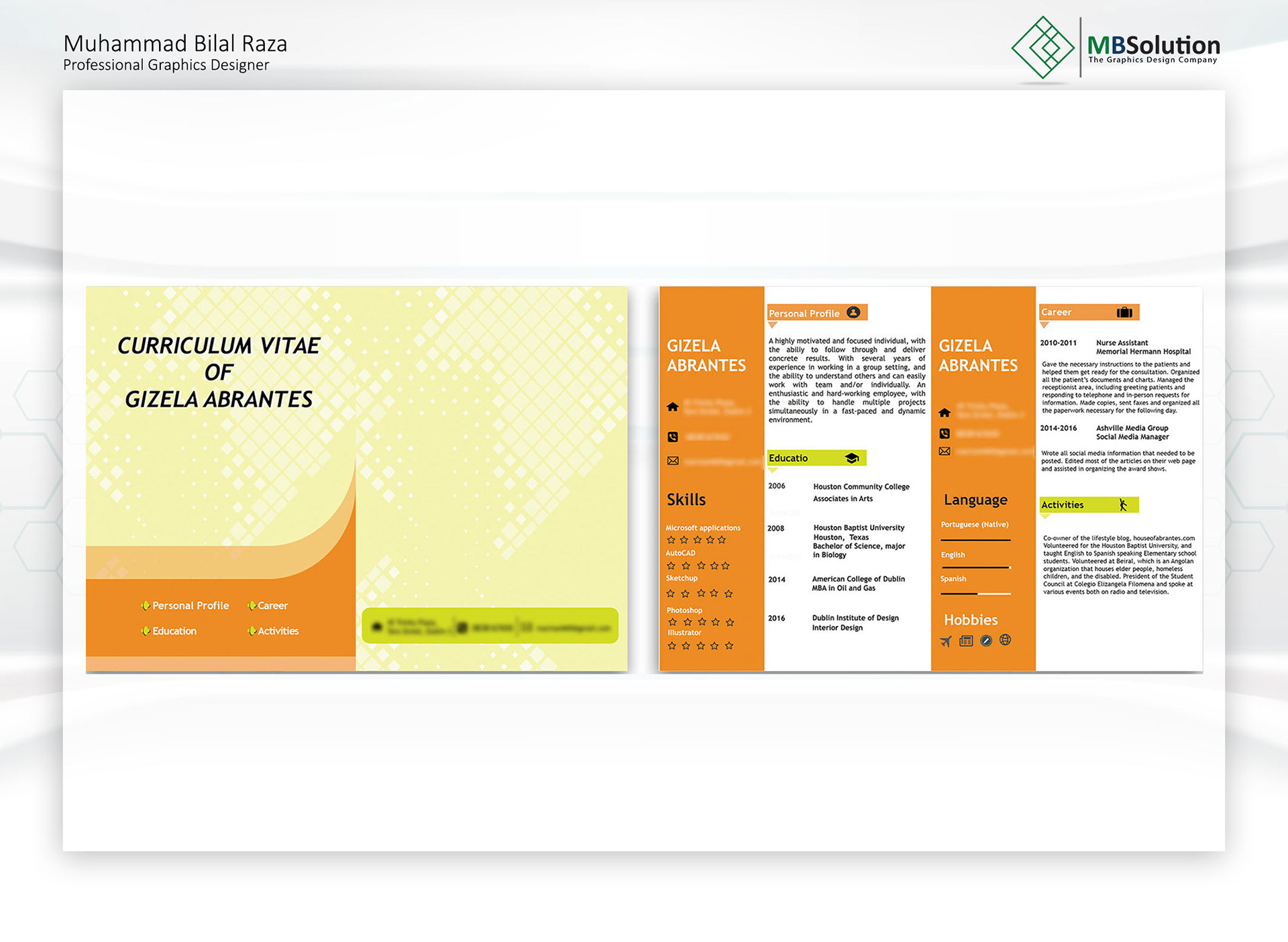 CV designs artwork 2 by Muhammad Bilal