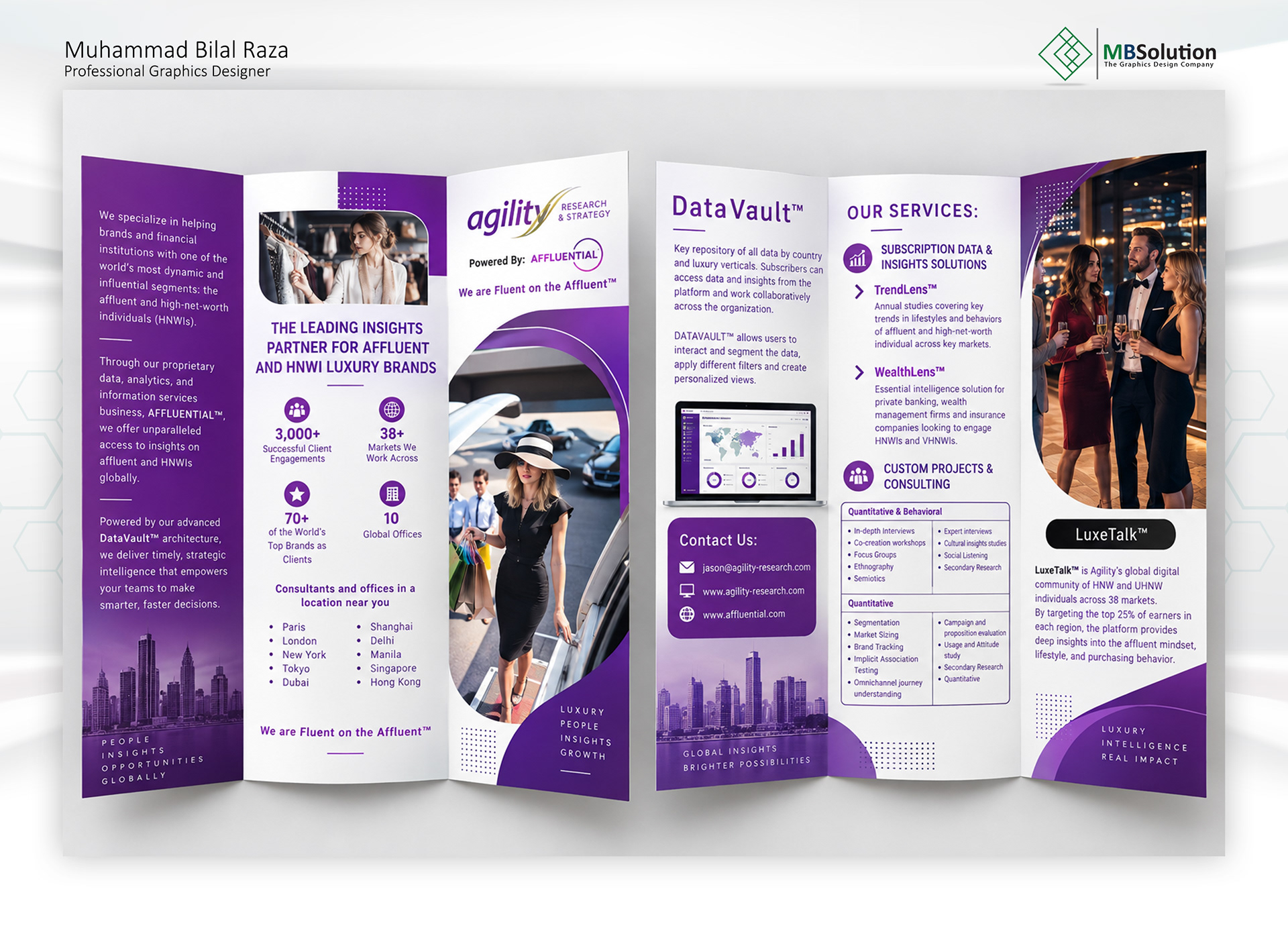 Trifold Brochure artwork 6 by Muhammad Bilal