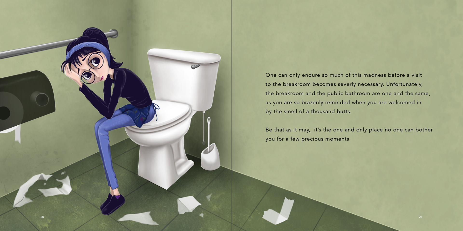 Book I wrote complaining about my waitressing job