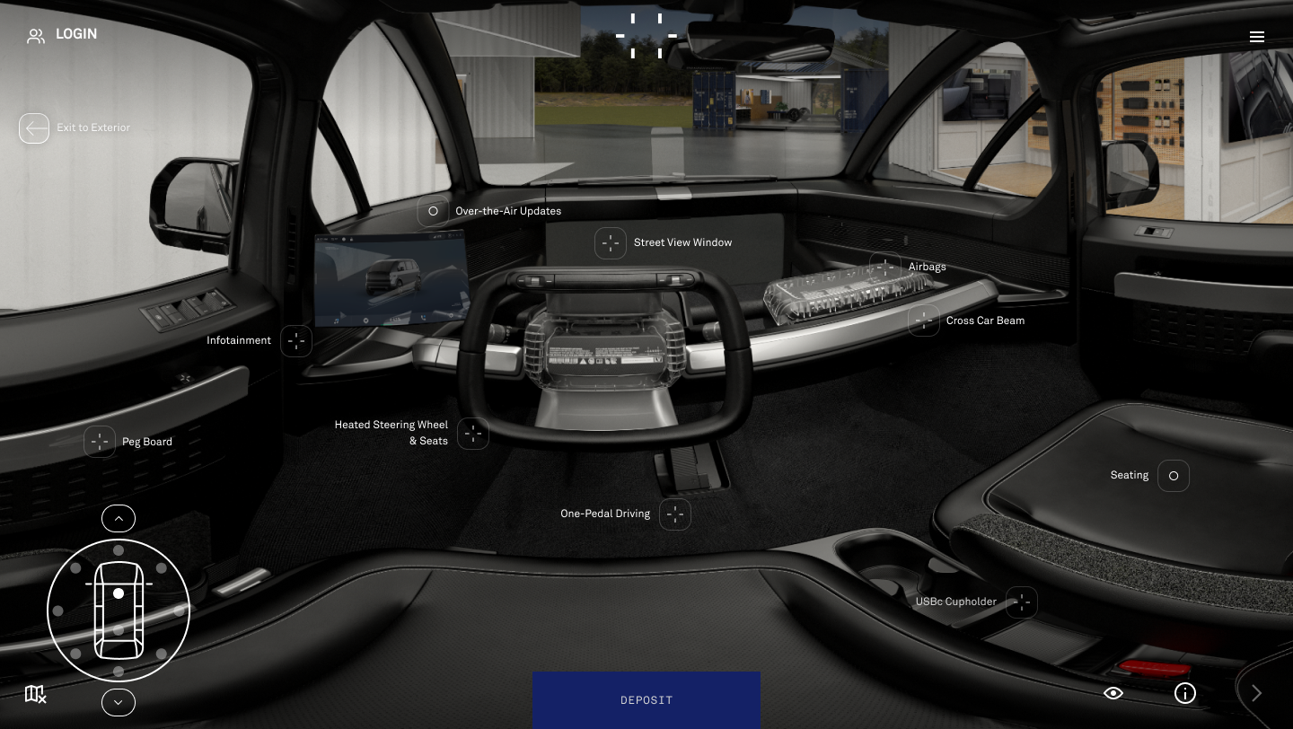 Vehicle Interior – Front Seat