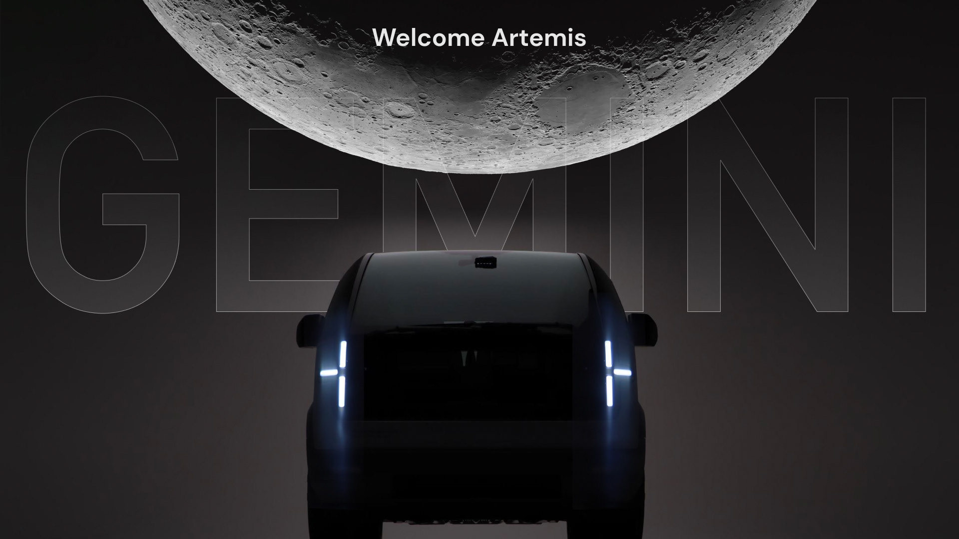 NASA-inspired Infotainment Welcome Screen