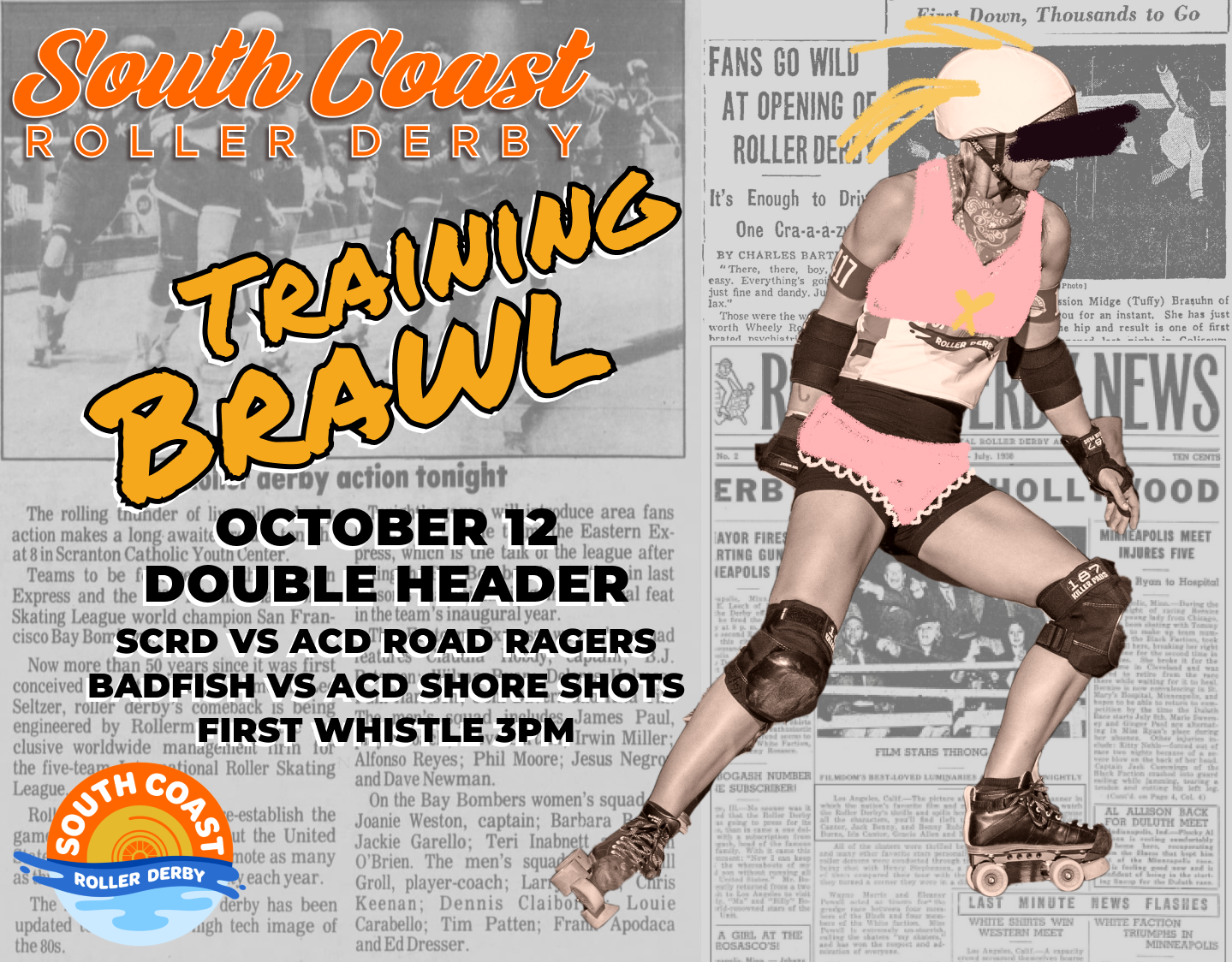 Charity Double Header Flyer