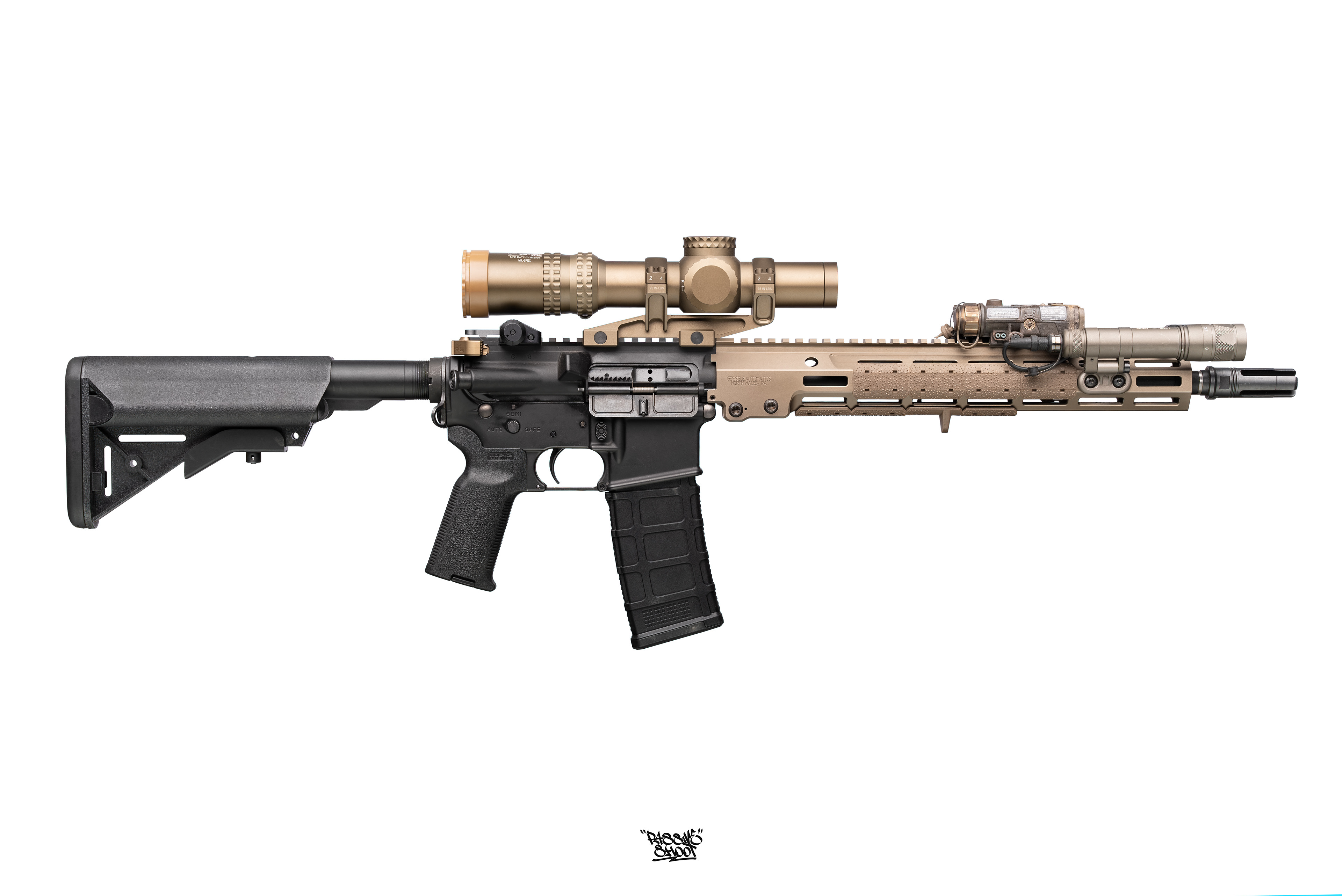 銃単体 3:2 ワイヤー吊り ¥5,000