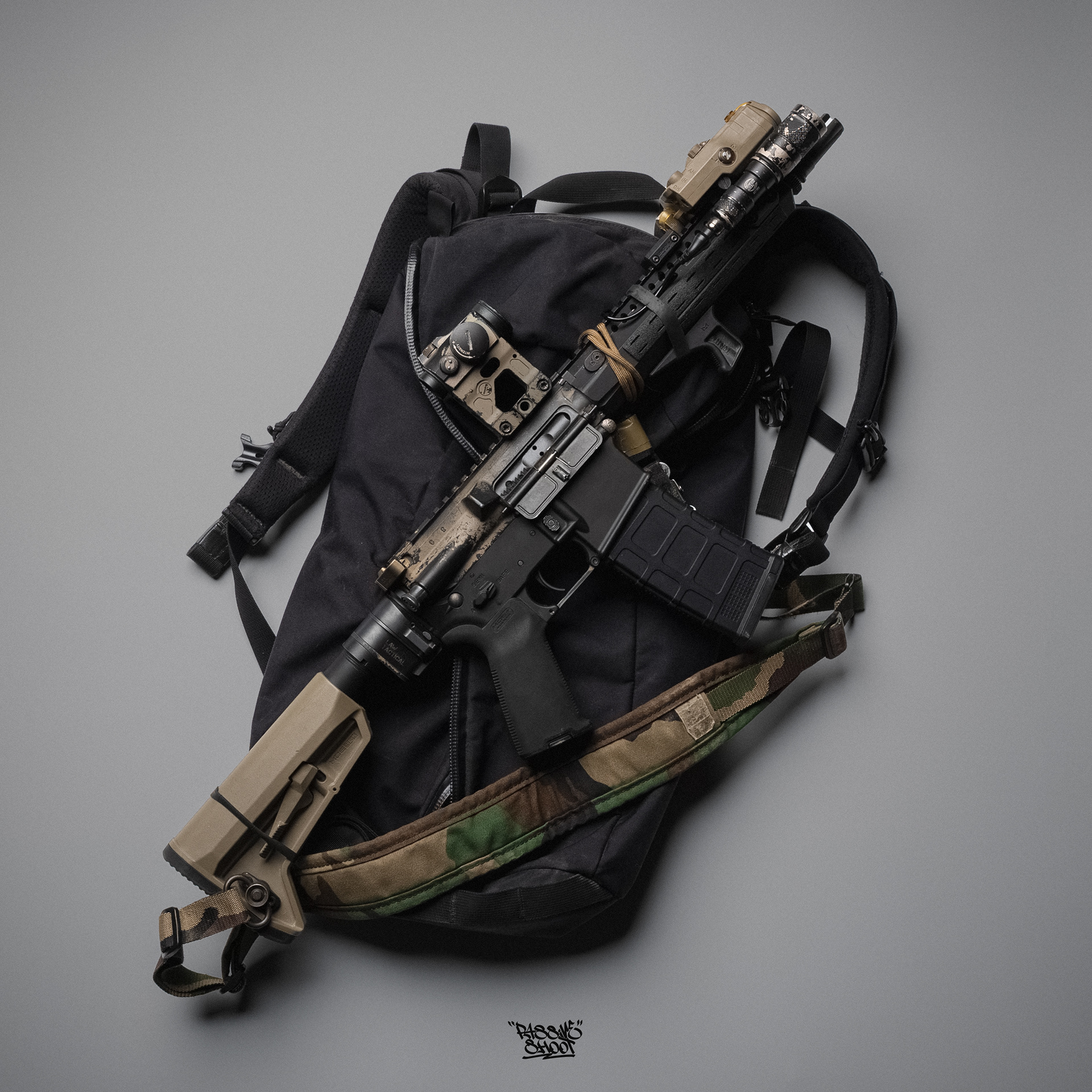 銃と装備 1:1 背景カラー変更 ¥4,000