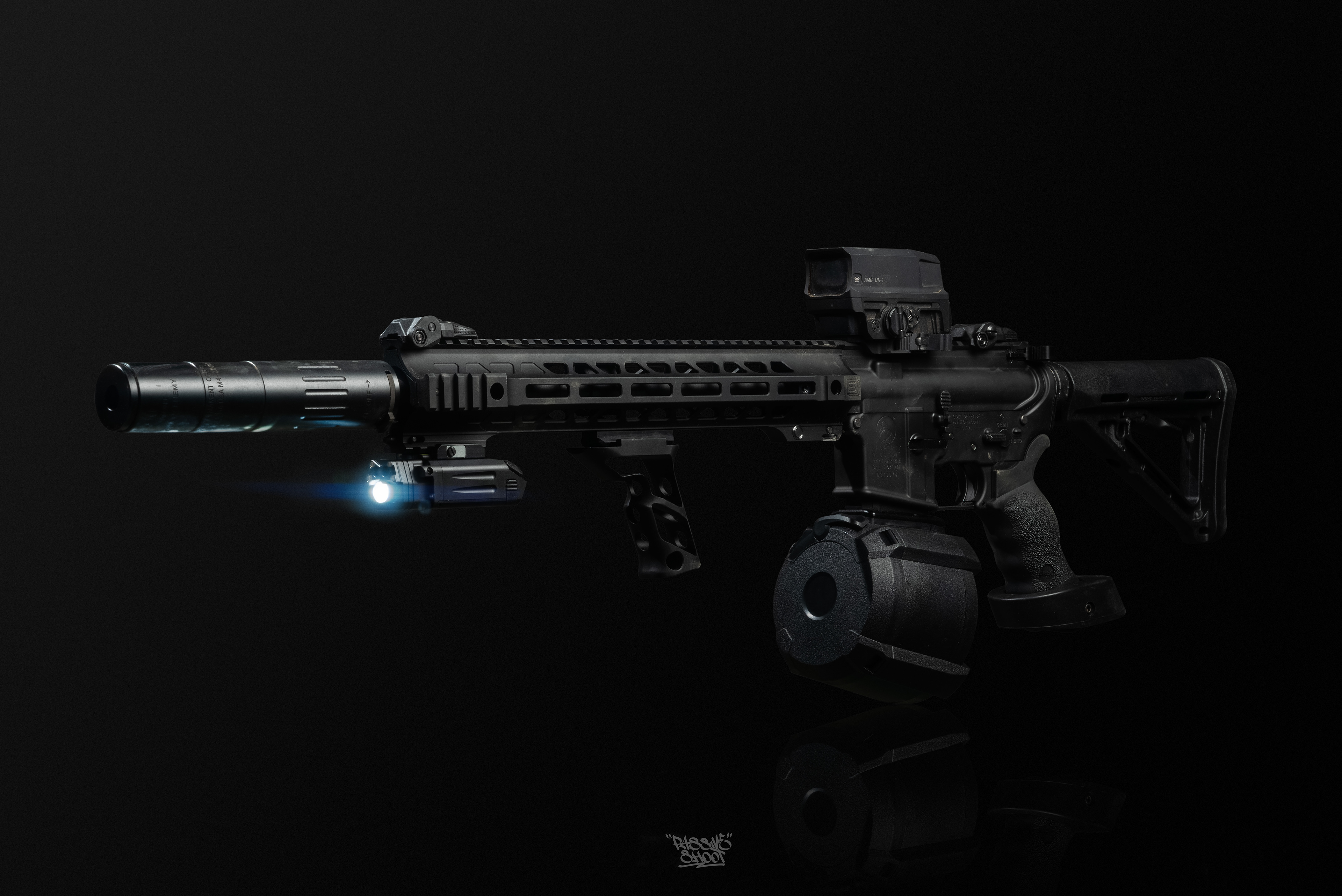銃単体 3:2 ワイヤー吊り ¥5,000