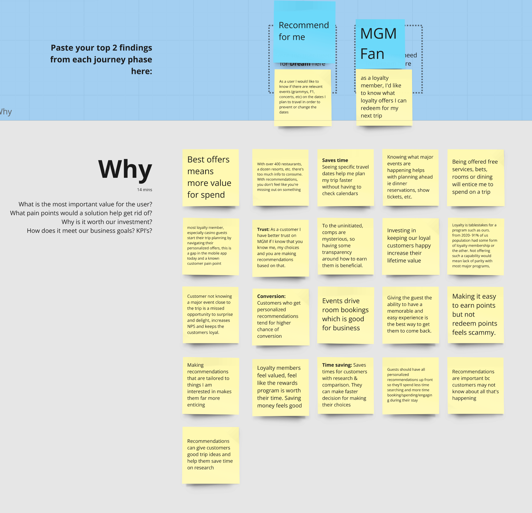 Sample of Why contributed by workshop participants