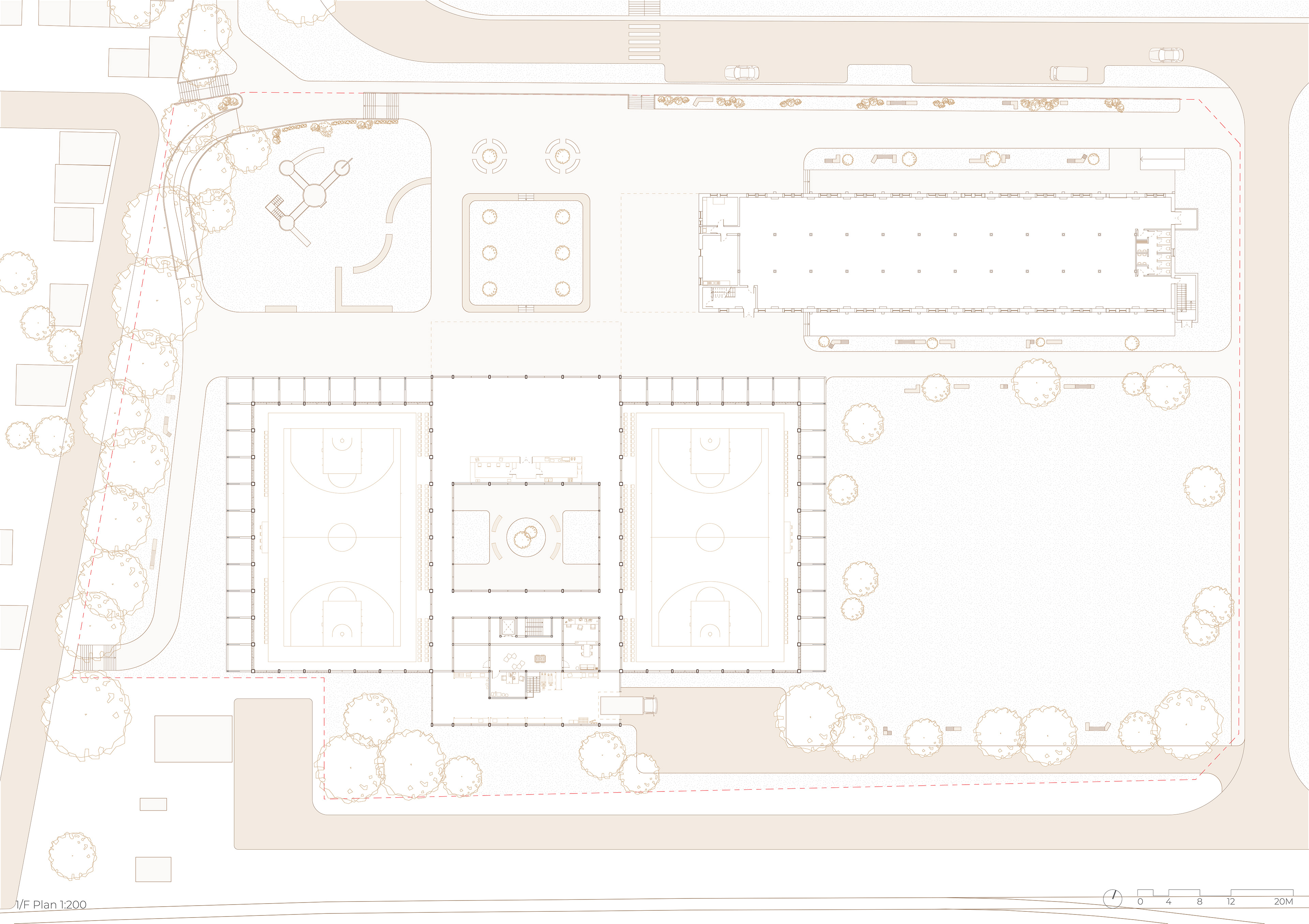 1/F Plan 1:200