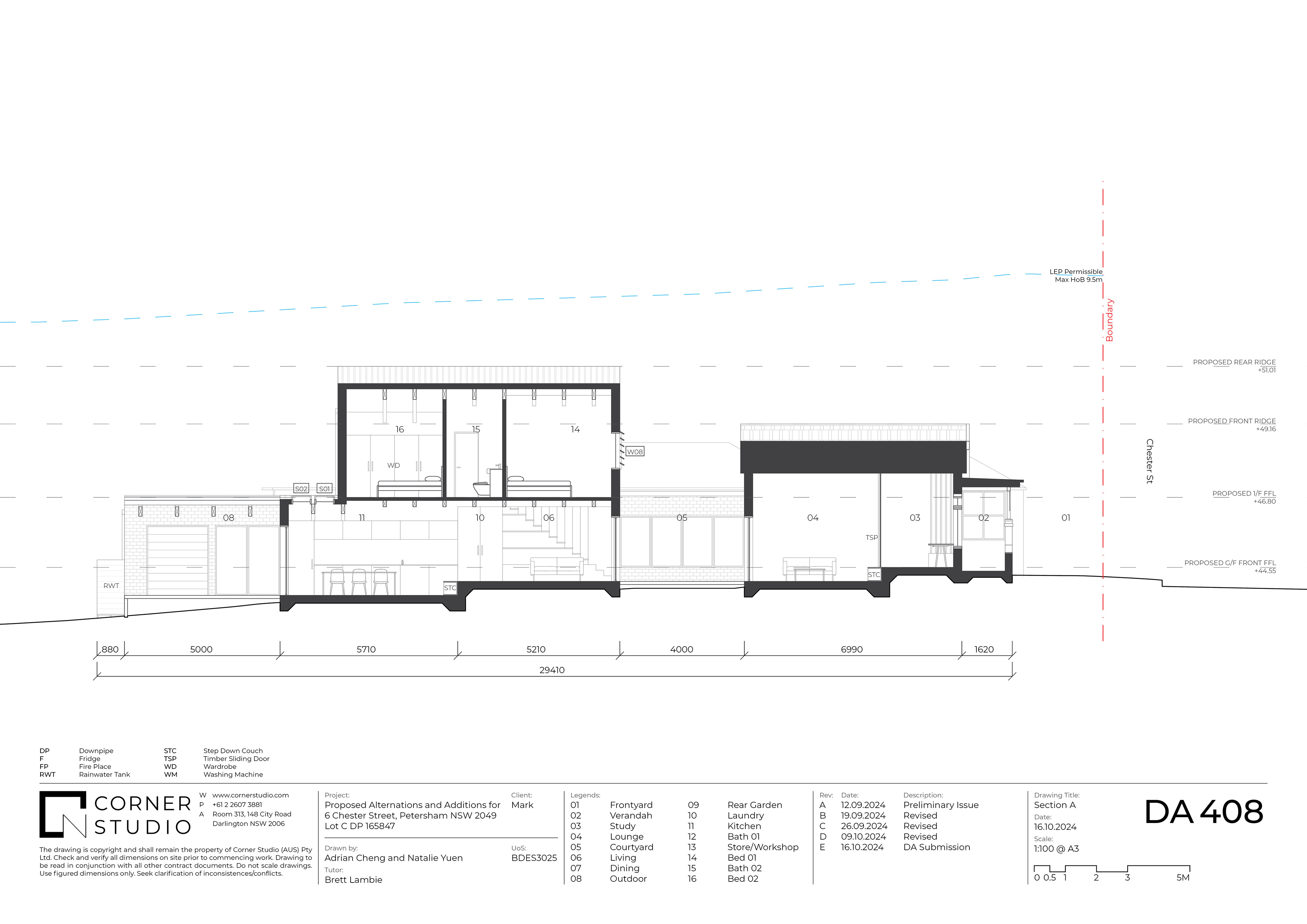 Long Section 1:100