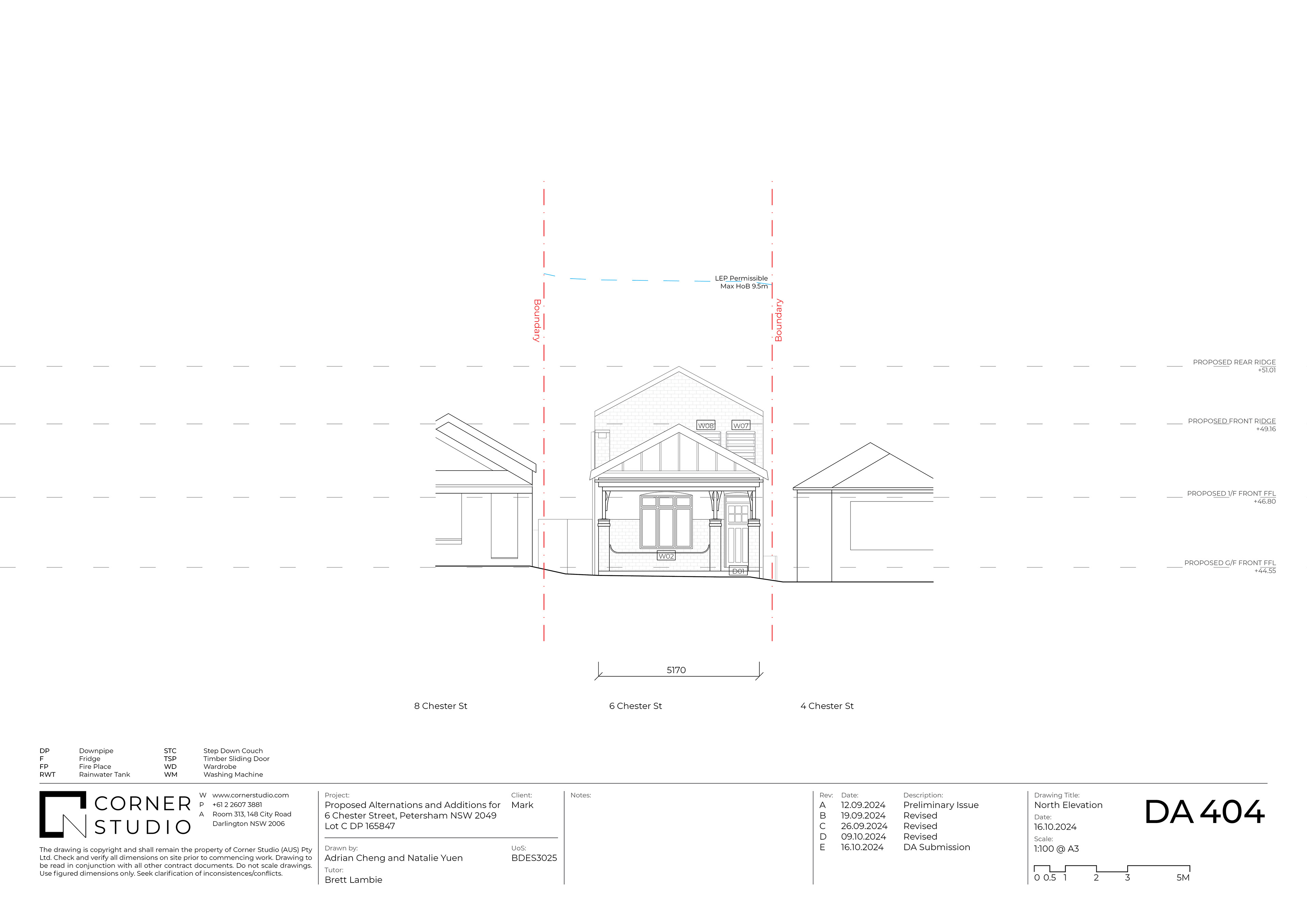 Front Elevation 1:100