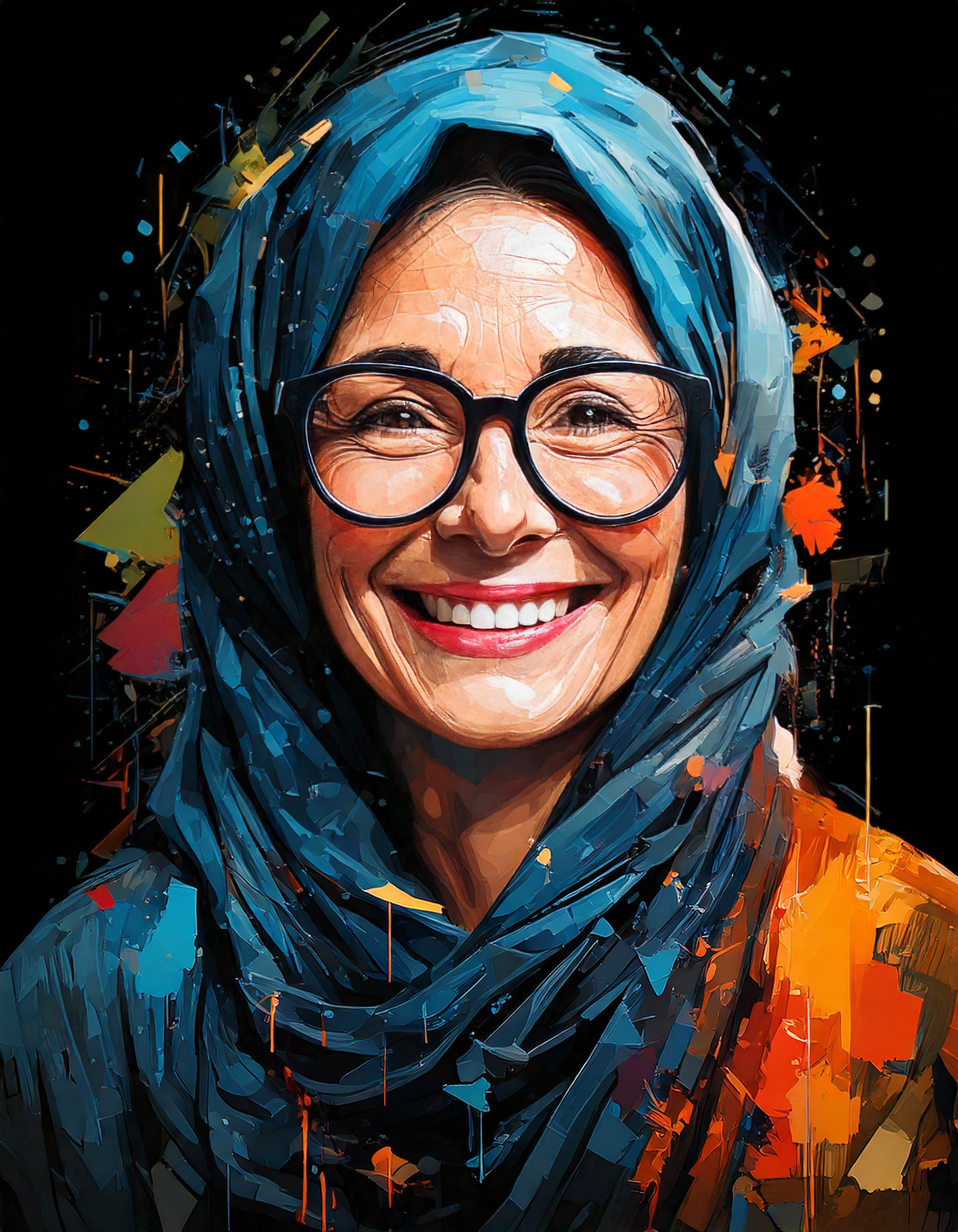 KHB - Visual Identity - Saudi Woman- AI