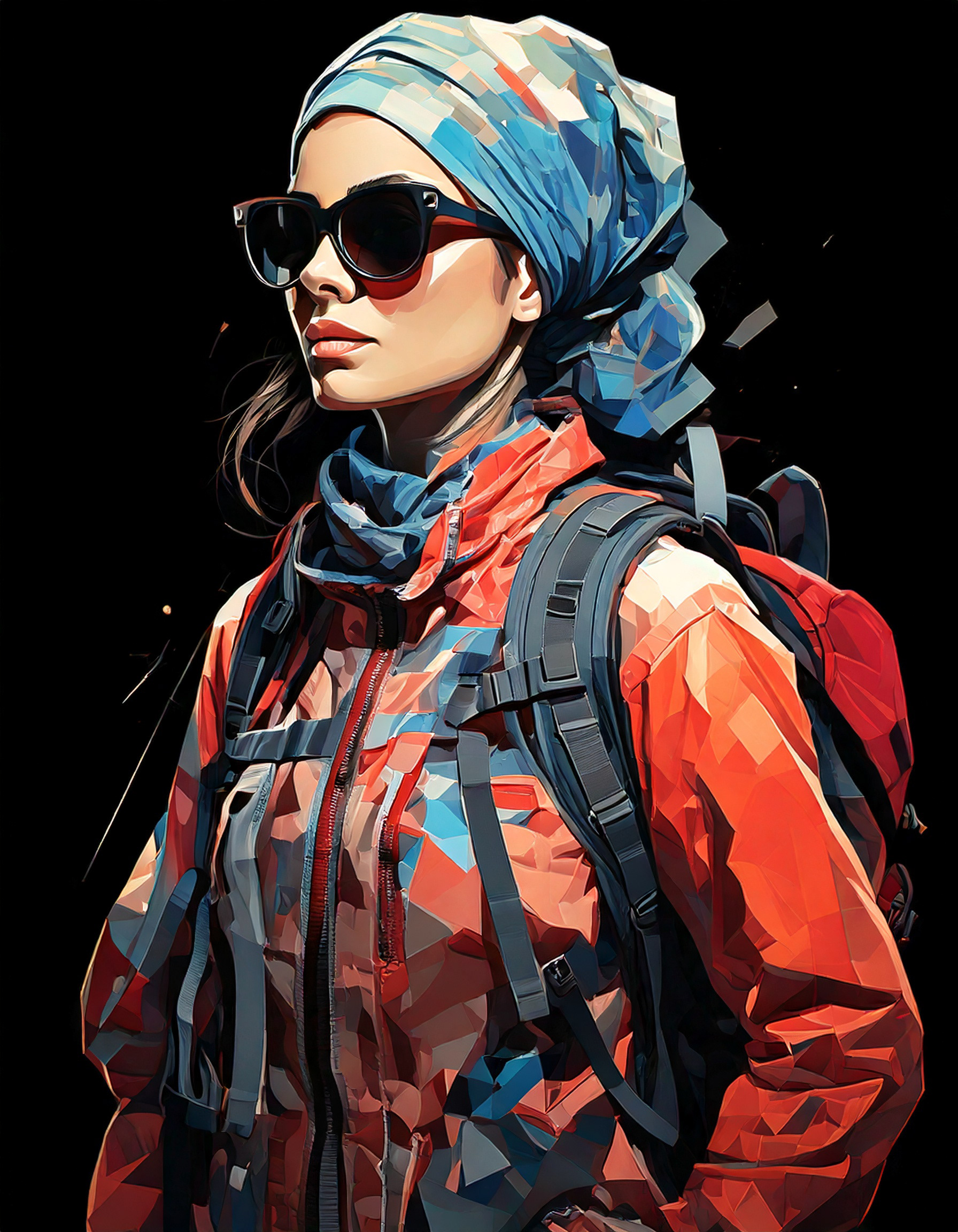 KHB - Visual Identity - Saudi Woman- AI