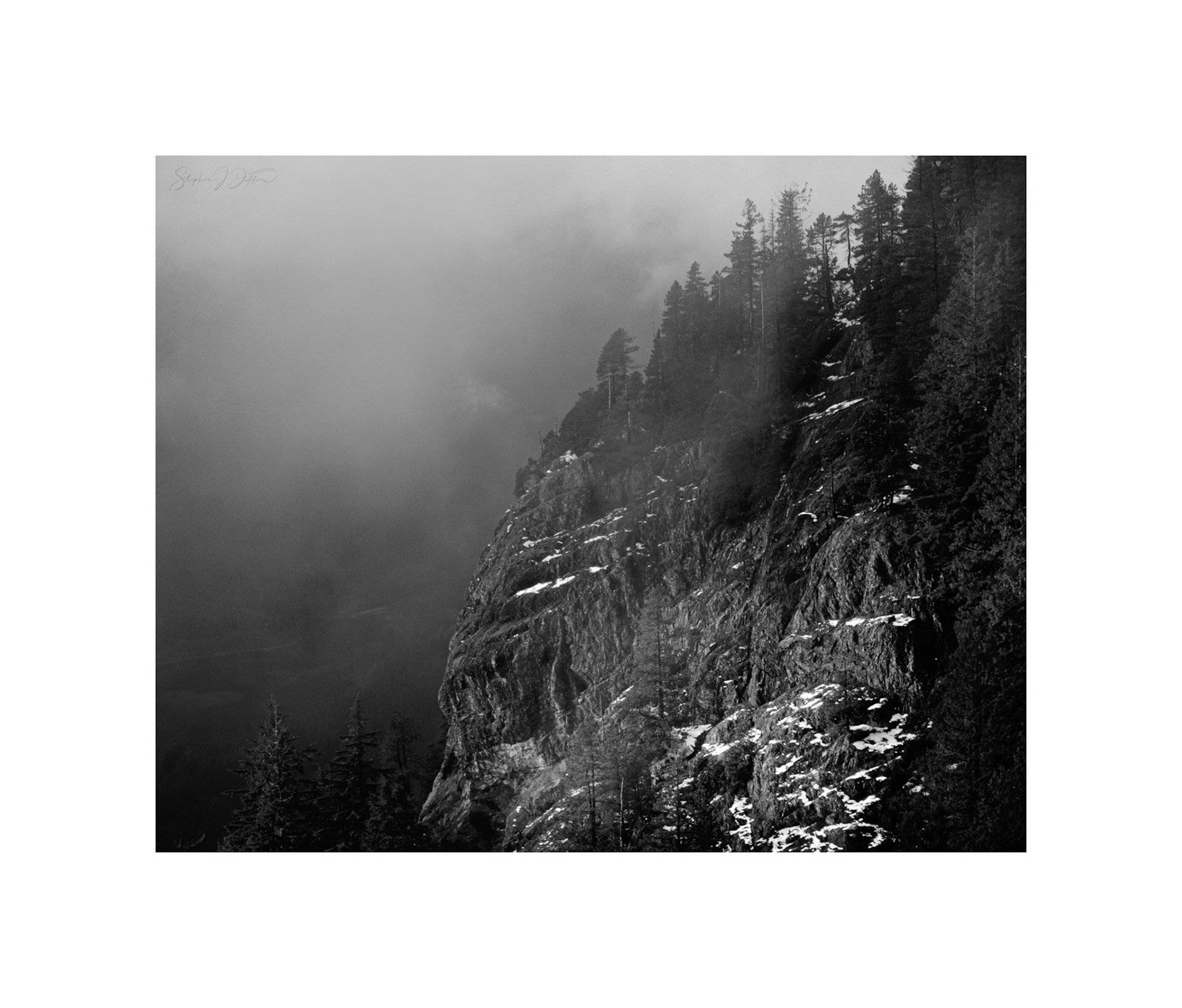 On the side of Grouse mountain