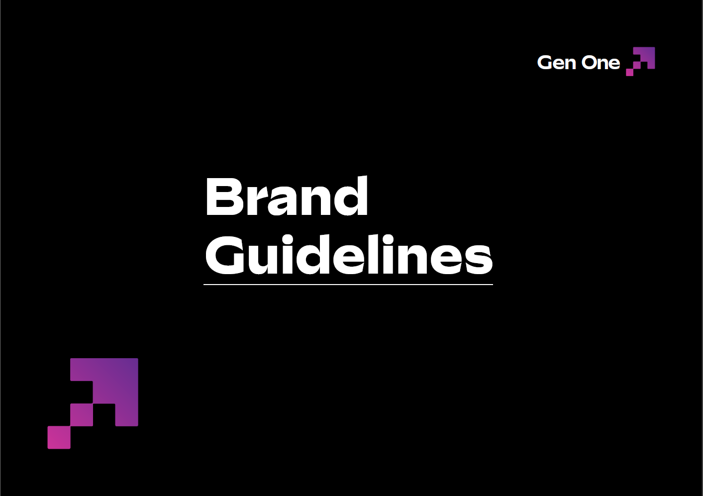Brand Guidelines. These contained instructions on how to use the logo, typography, colour and brand elements. This would give the client clear instructions on When to use the secondary logo, right throught to which font to use where.