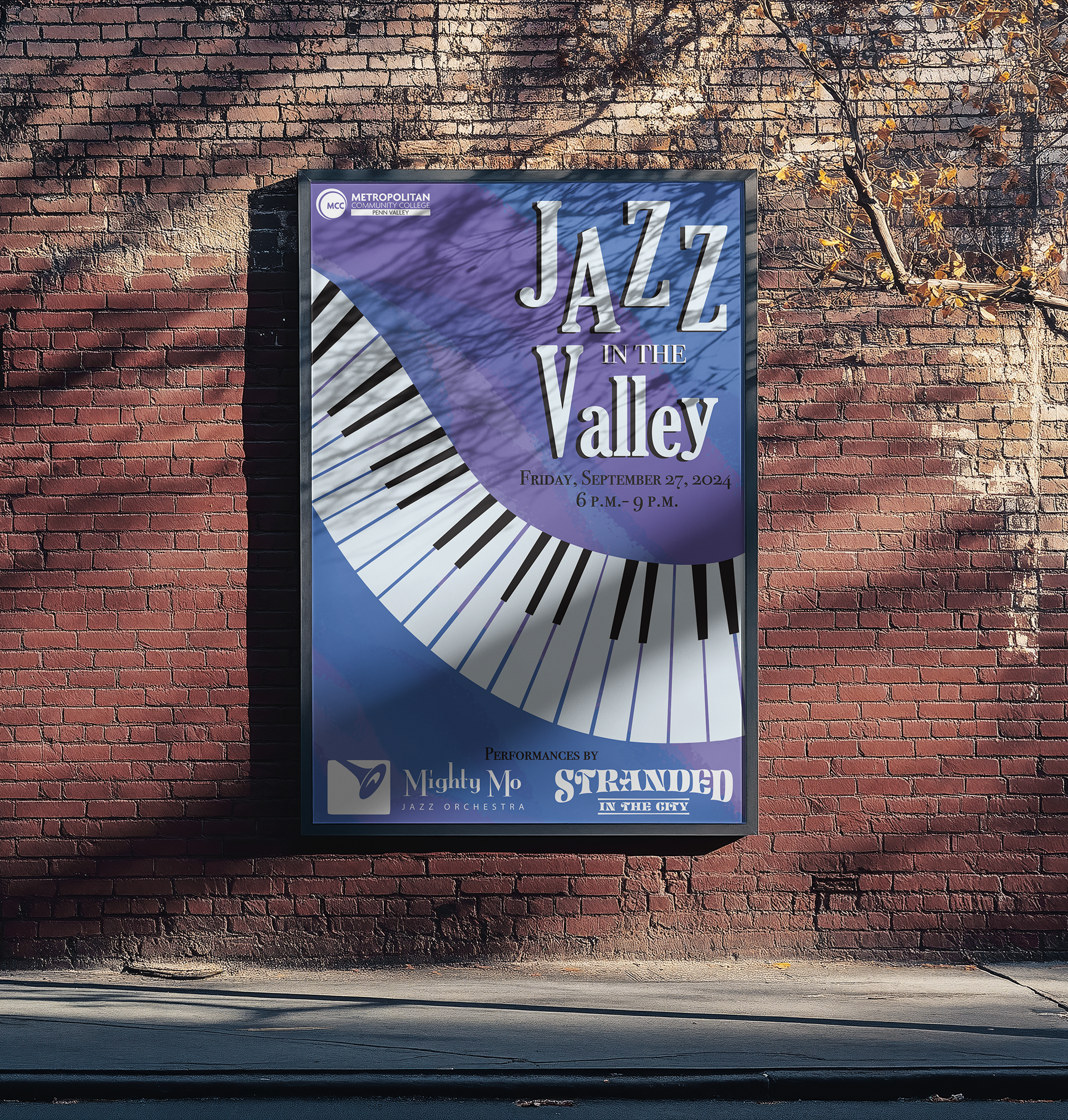 Jazz In The Valley Poster MockUp