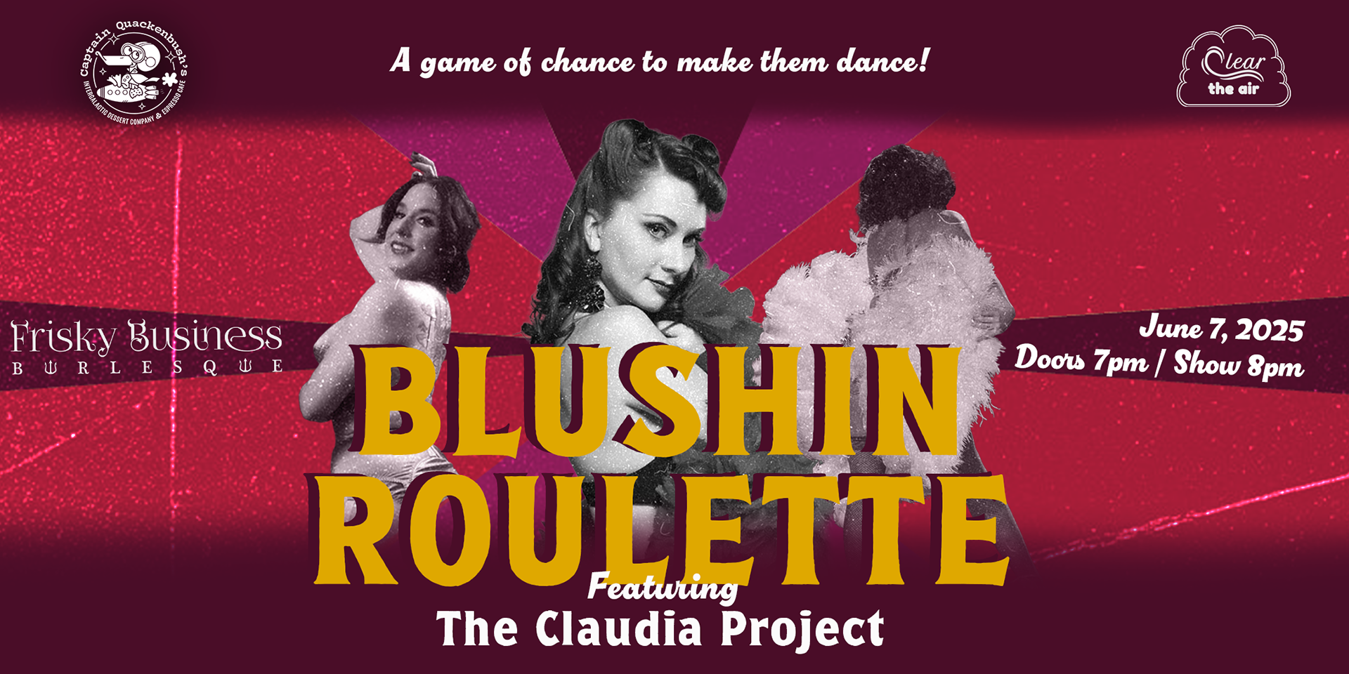 Web Banner for Blushin Roulette 2025