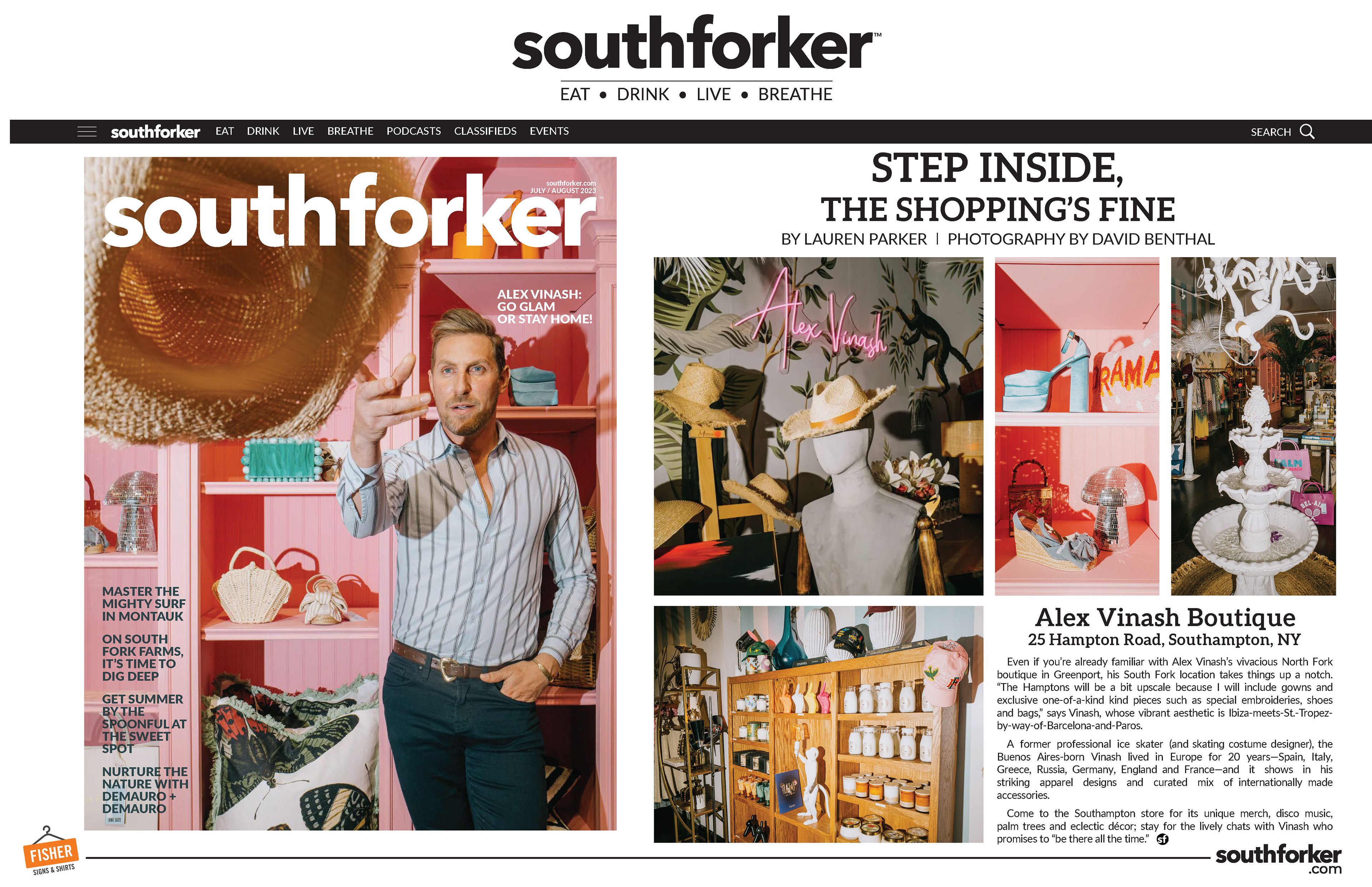 Southforker Magazine Client Poster- Alex Vinash