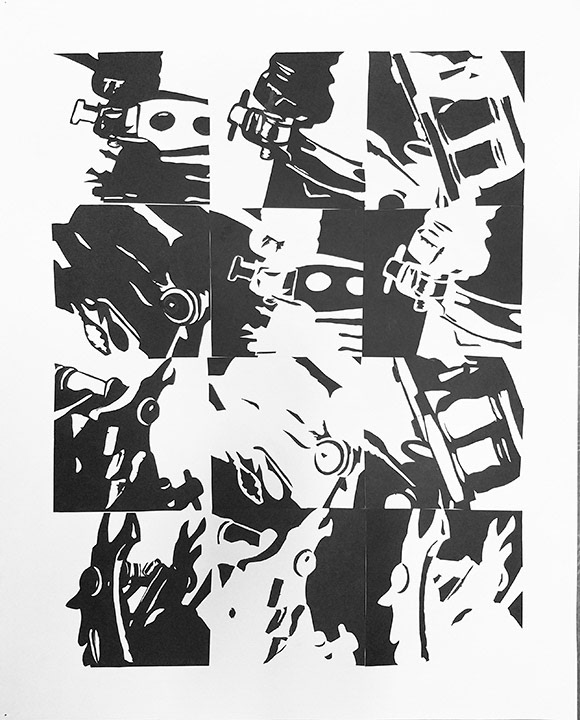 Shape/Negative Space | Cut Paper