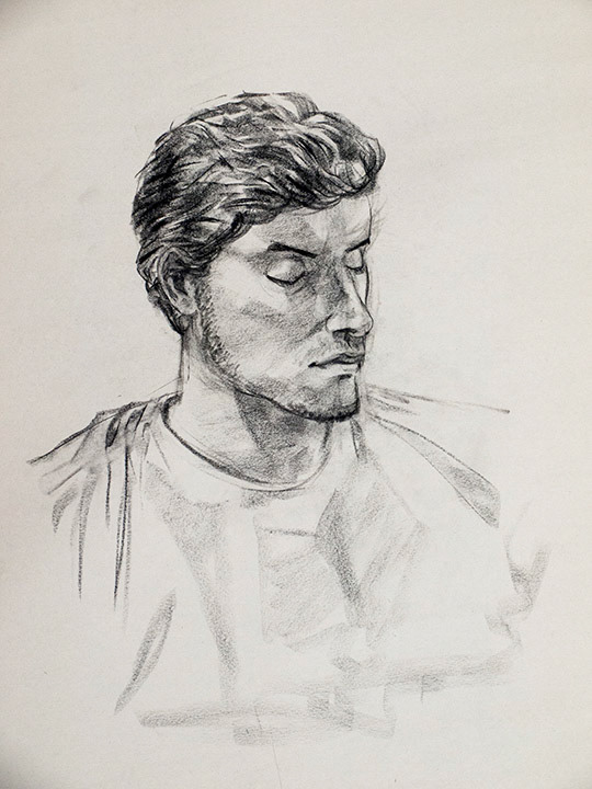 Bust Study | Charcoal