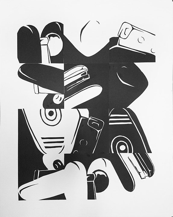 Shape/Negative Space | Cut Paper