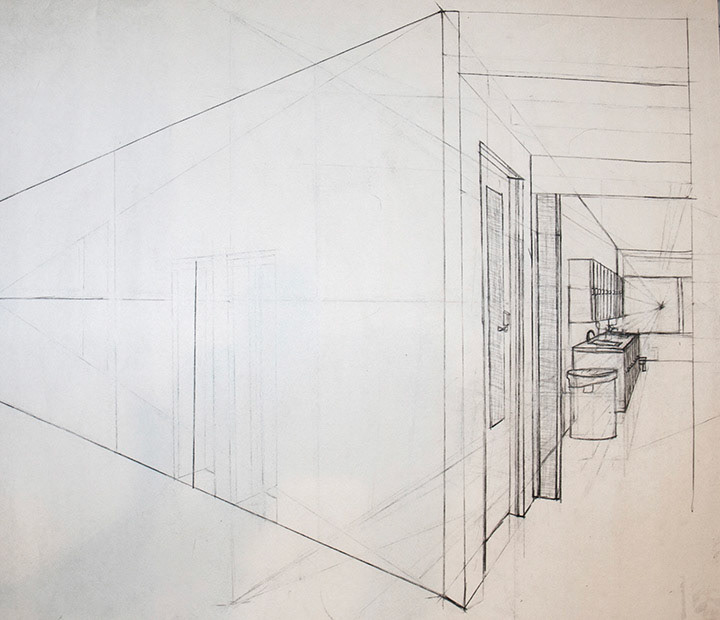 Perspective Study | Charcoal