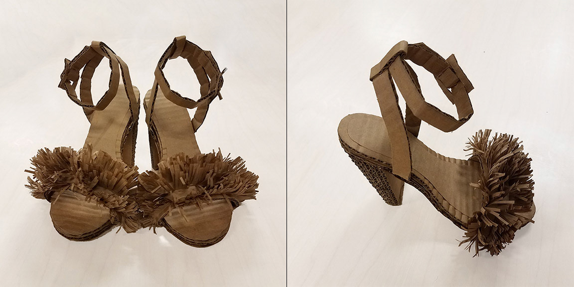 Functional Cardboard Shoes | Cardboard