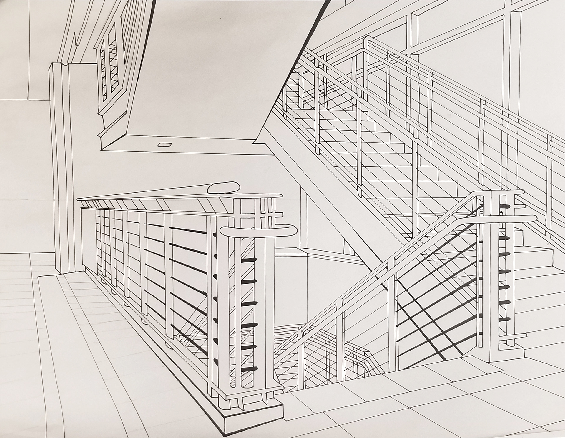Perspective Study | Pen and Ink