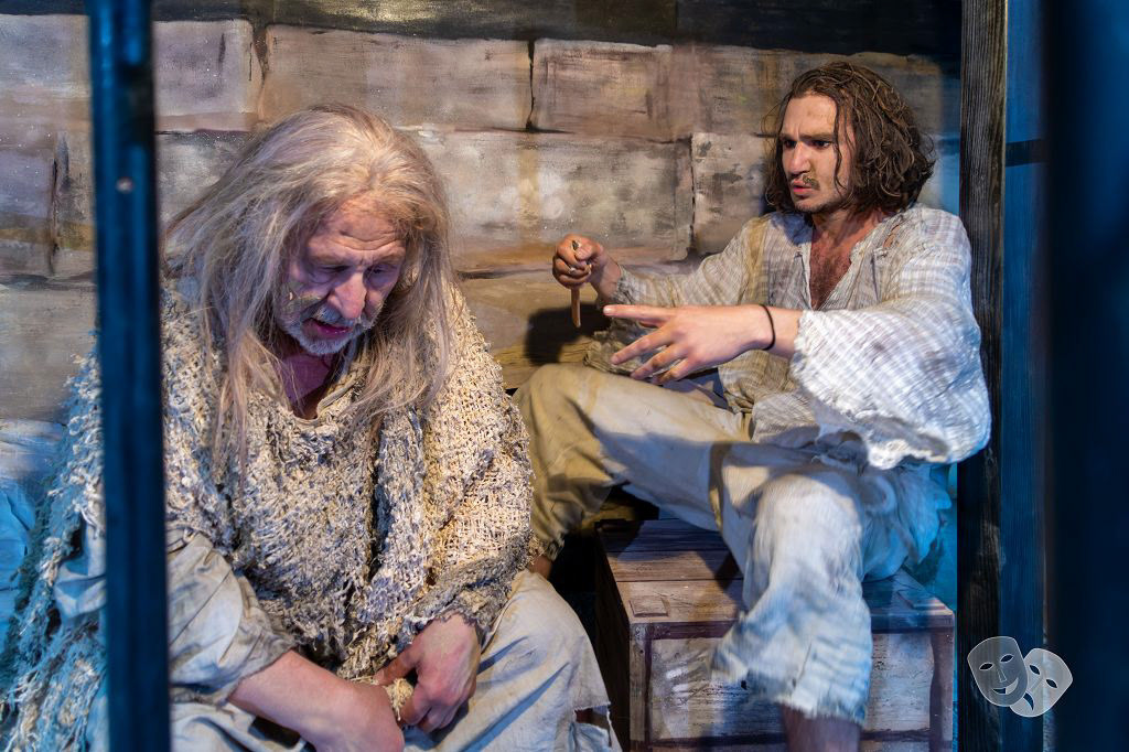 DER GRAF VON MONTE CHRISTO inszeniert von Achim Bieler mit der Studiobühne Bayreuth im römischen Theater der Eremitage
