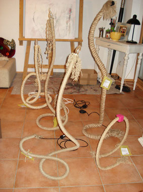 Ship rope lamp