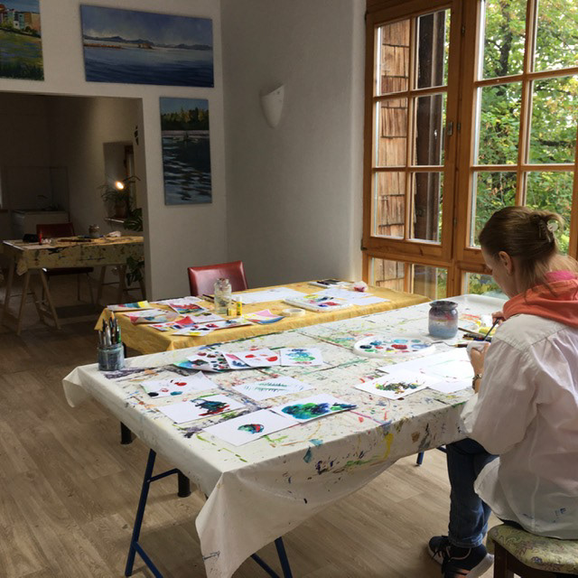 Abstrakt_Kurs Atelier Christa Tauser
