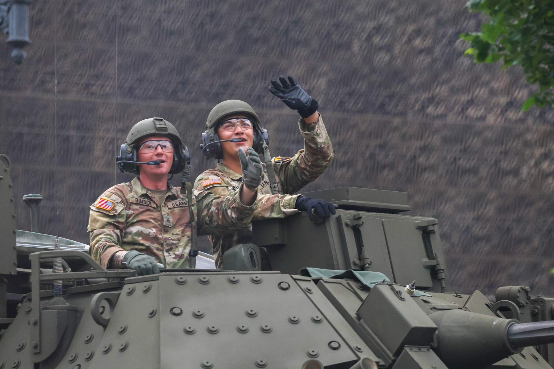 June 11, 2025, Washington DC, USA. President Donald Trump celebrated his 79th birthday with a Military Parade. It was also Flag Day and the 250th birthday for the United States Army. Photo Credit: Robyn Stevens Brody/Sipa USA.