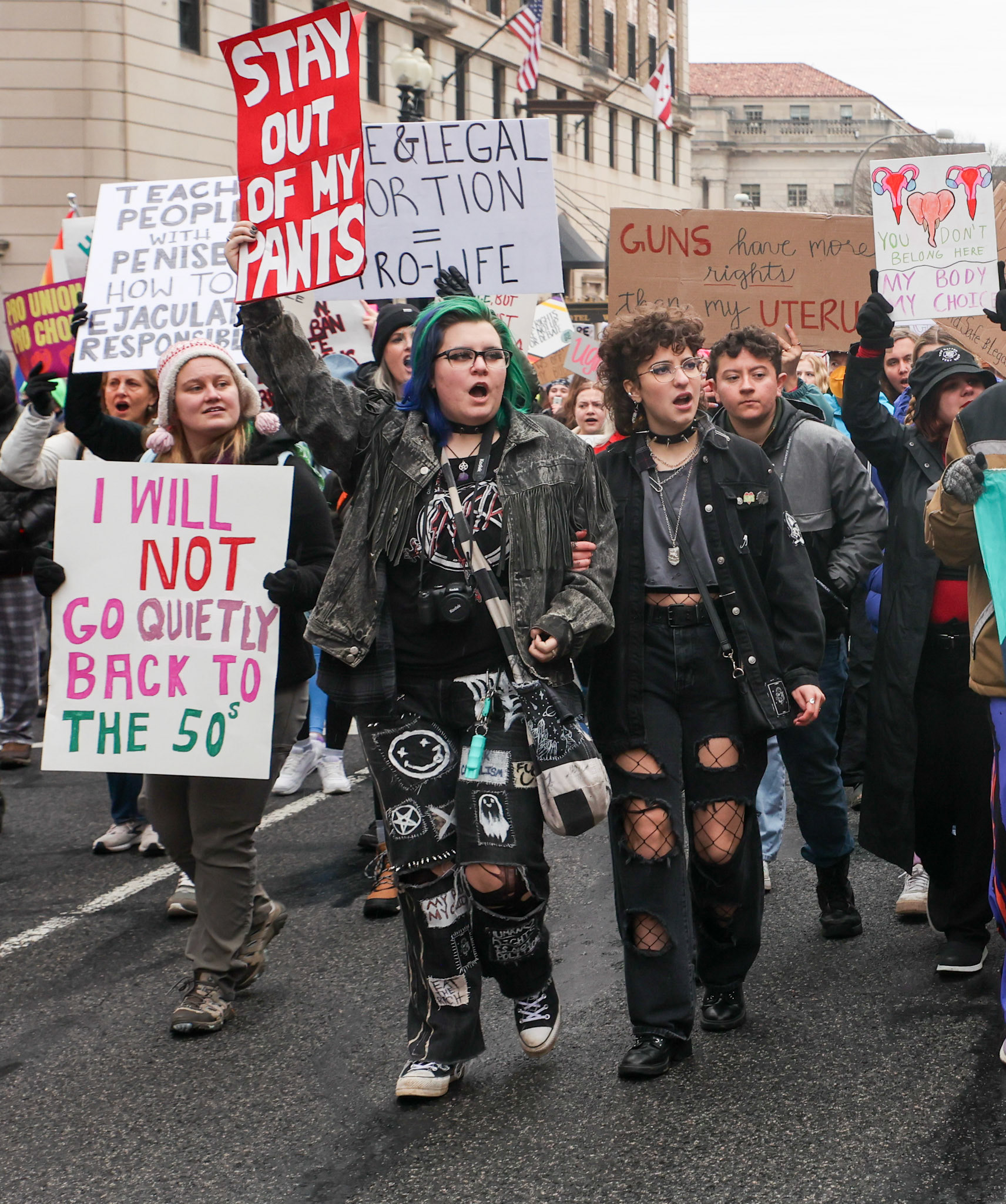 January 2024, Washington DC, Pro Choice March